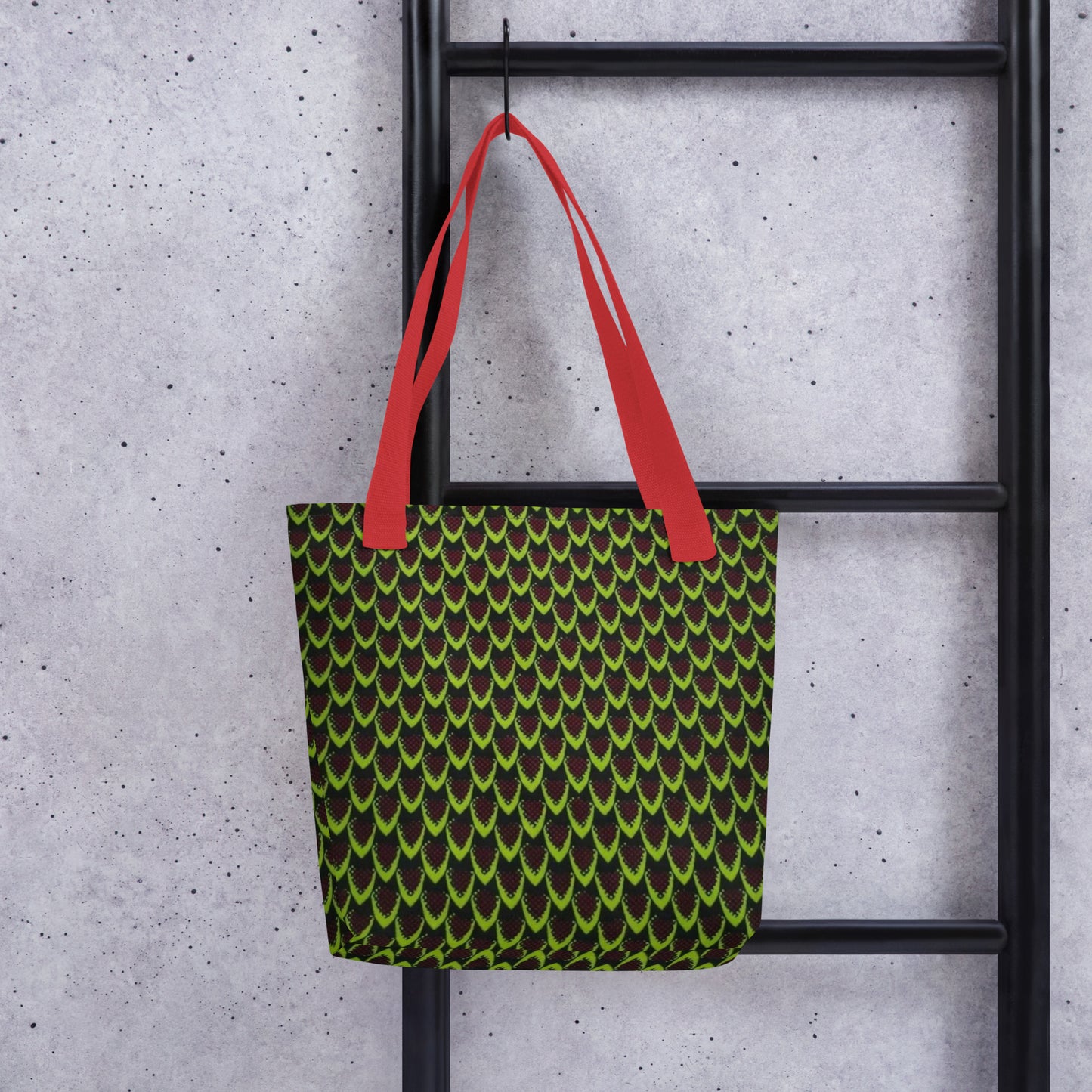 Green Flame Tote Bag