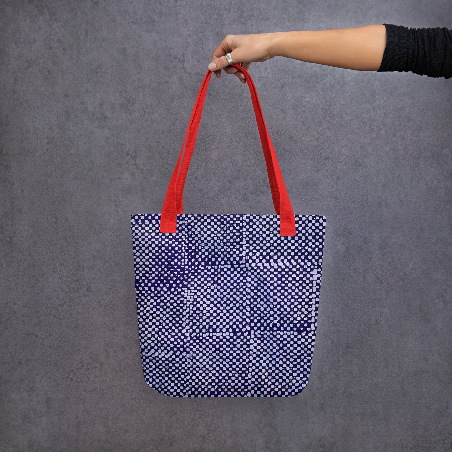 Purple Dots Tote Bag