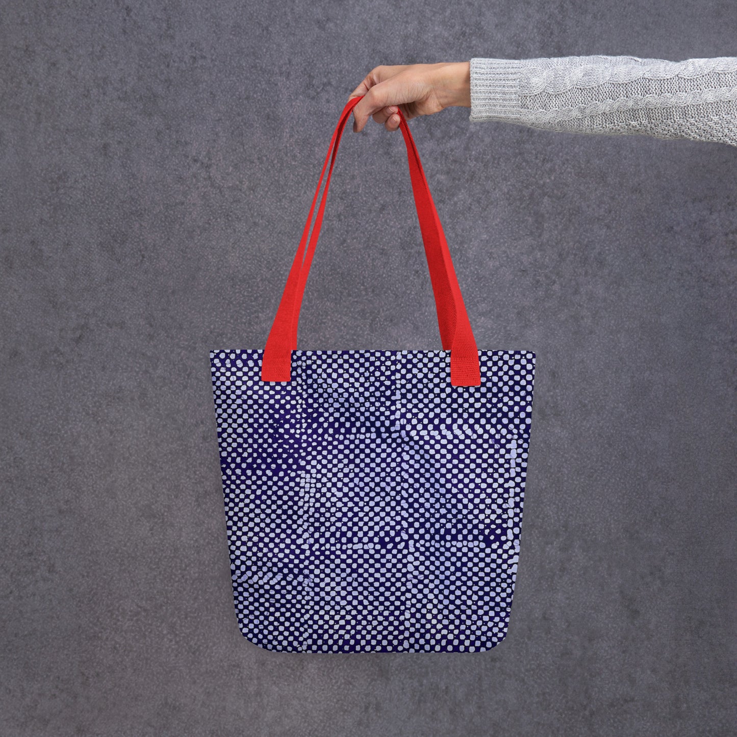 Purple Dots Tote Bag