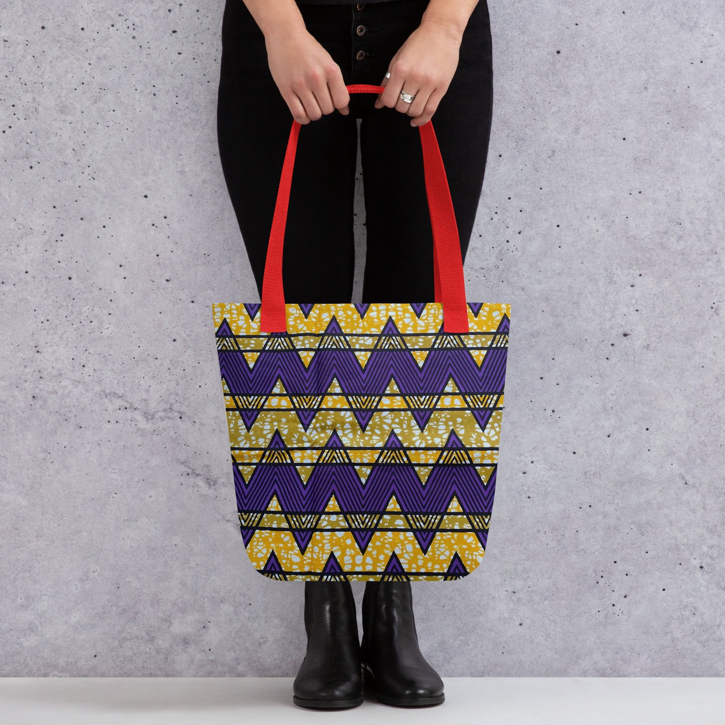 Purple Yellow Tote Bag