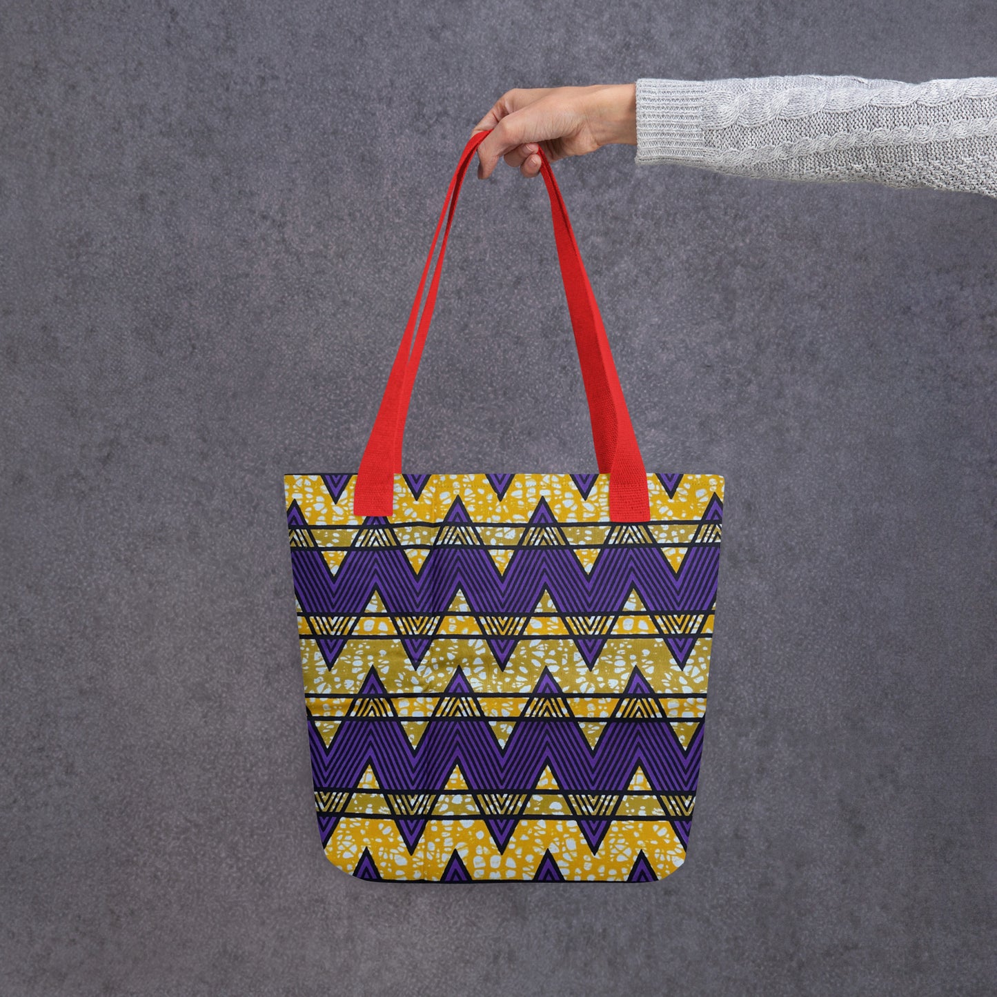 Purple Yellow Tote Bag