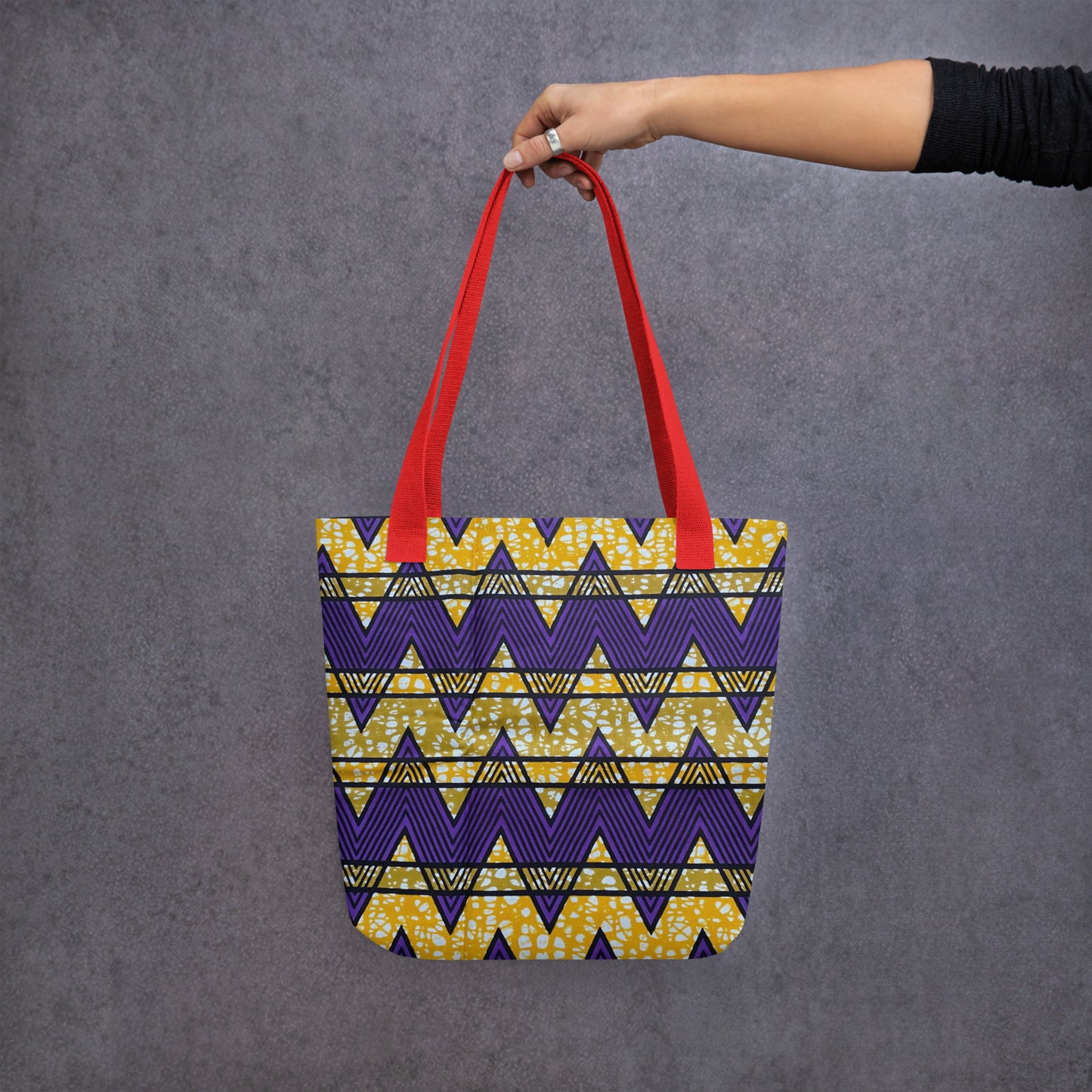 Purple Yellow Tote Bag