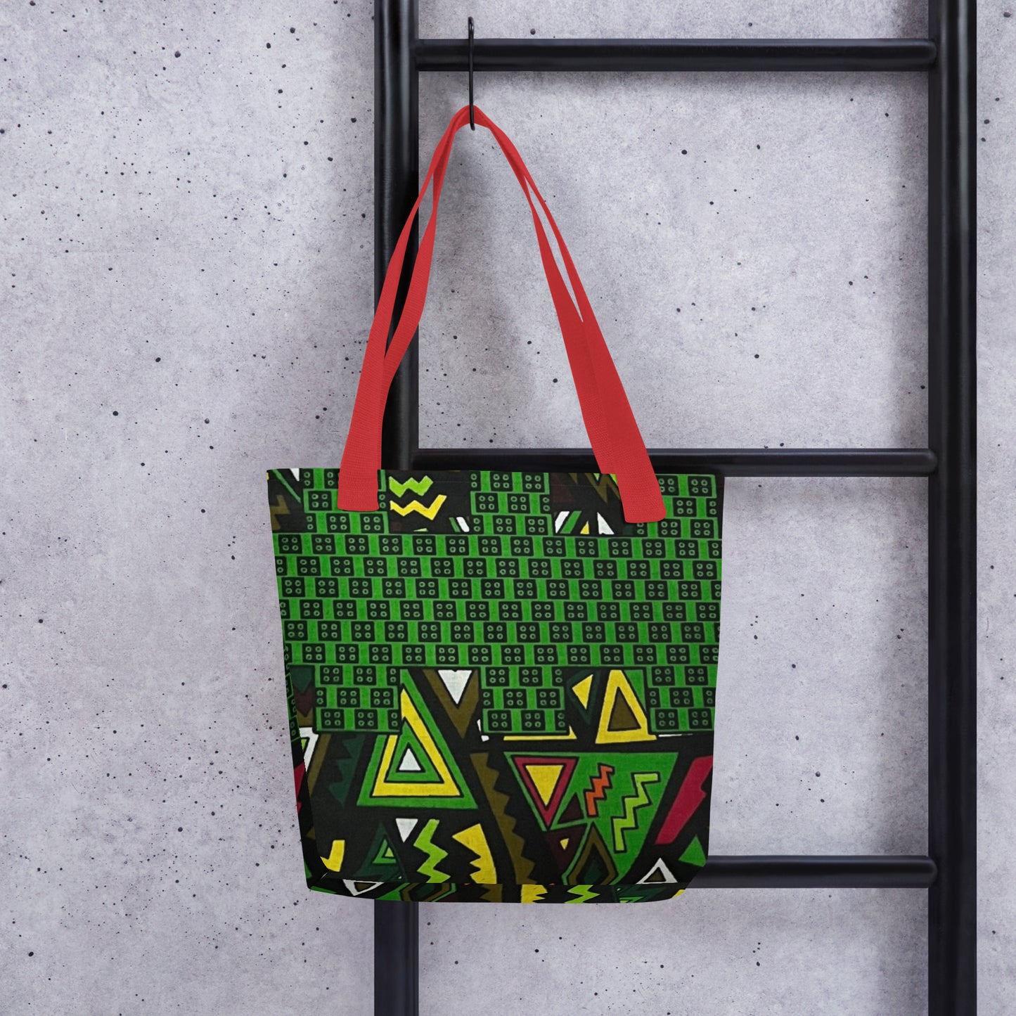 Multicolour Green Tote Bag