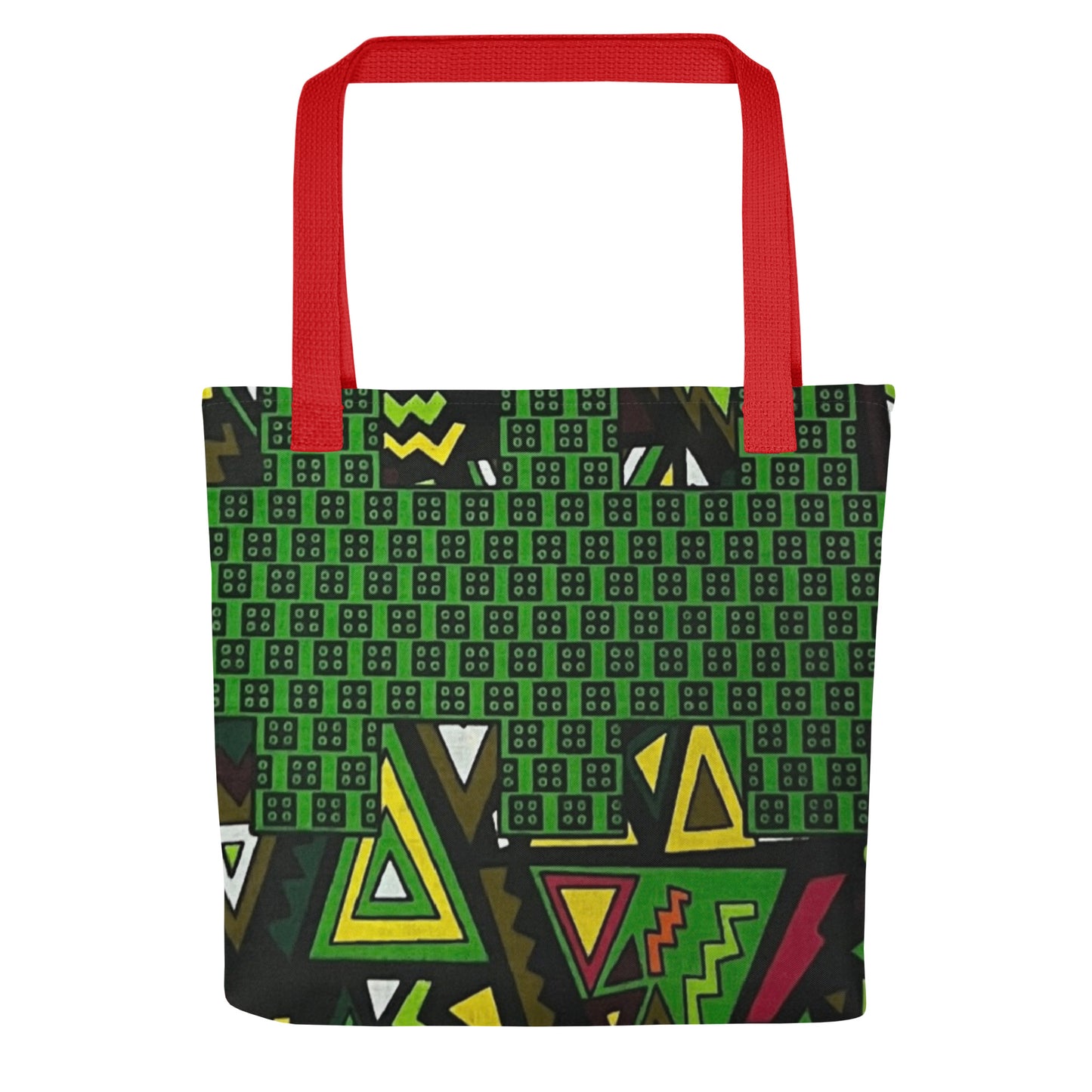 Multicolour Green Tote Bag