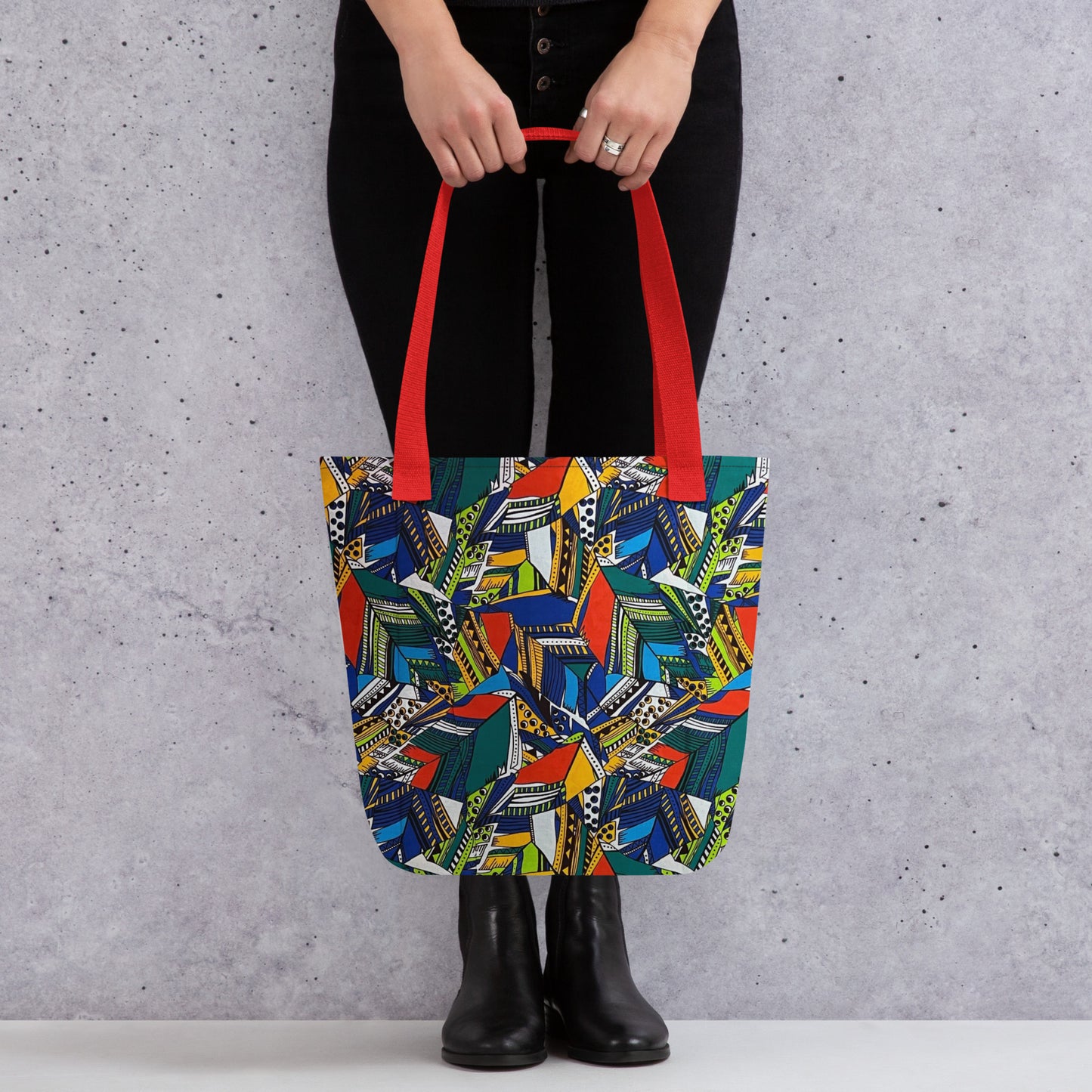 Multicolour Shapes Tote Bag