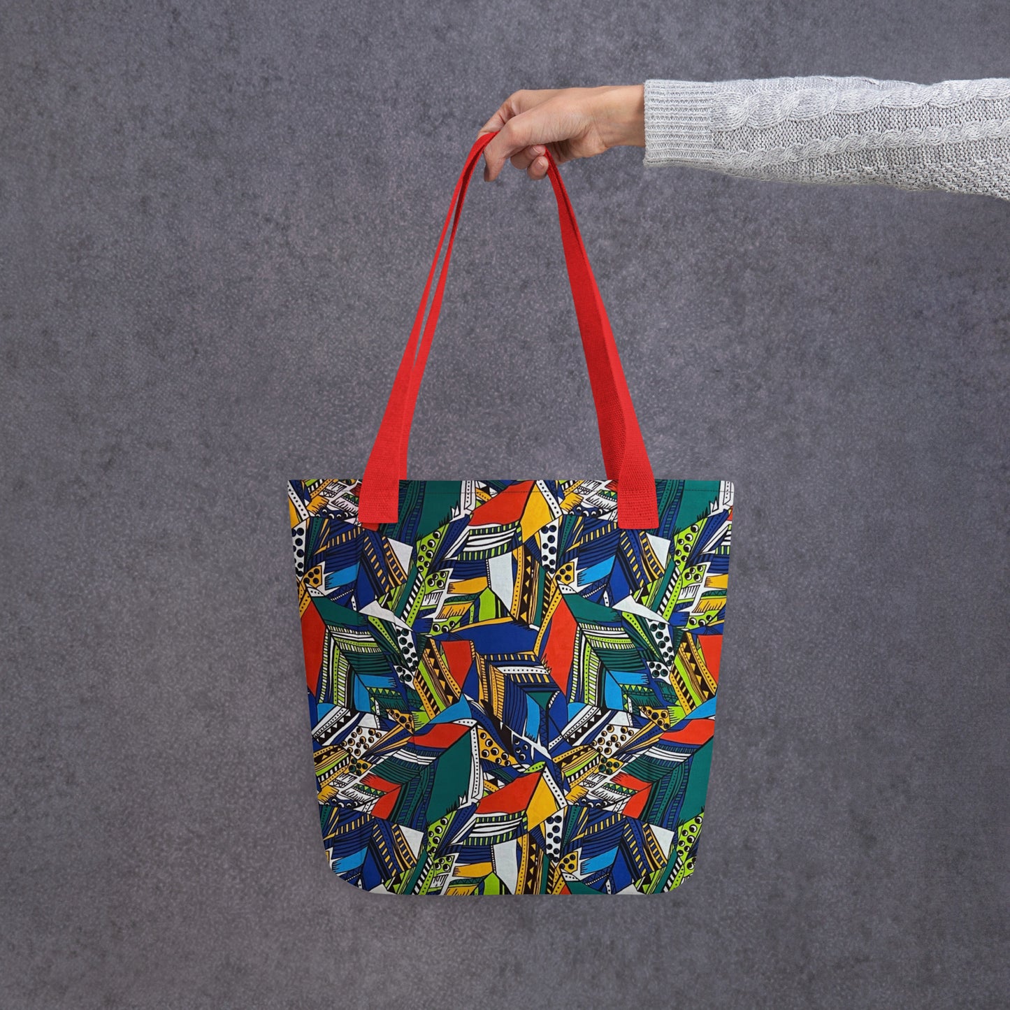 Multicolour Shapes Tote Bag