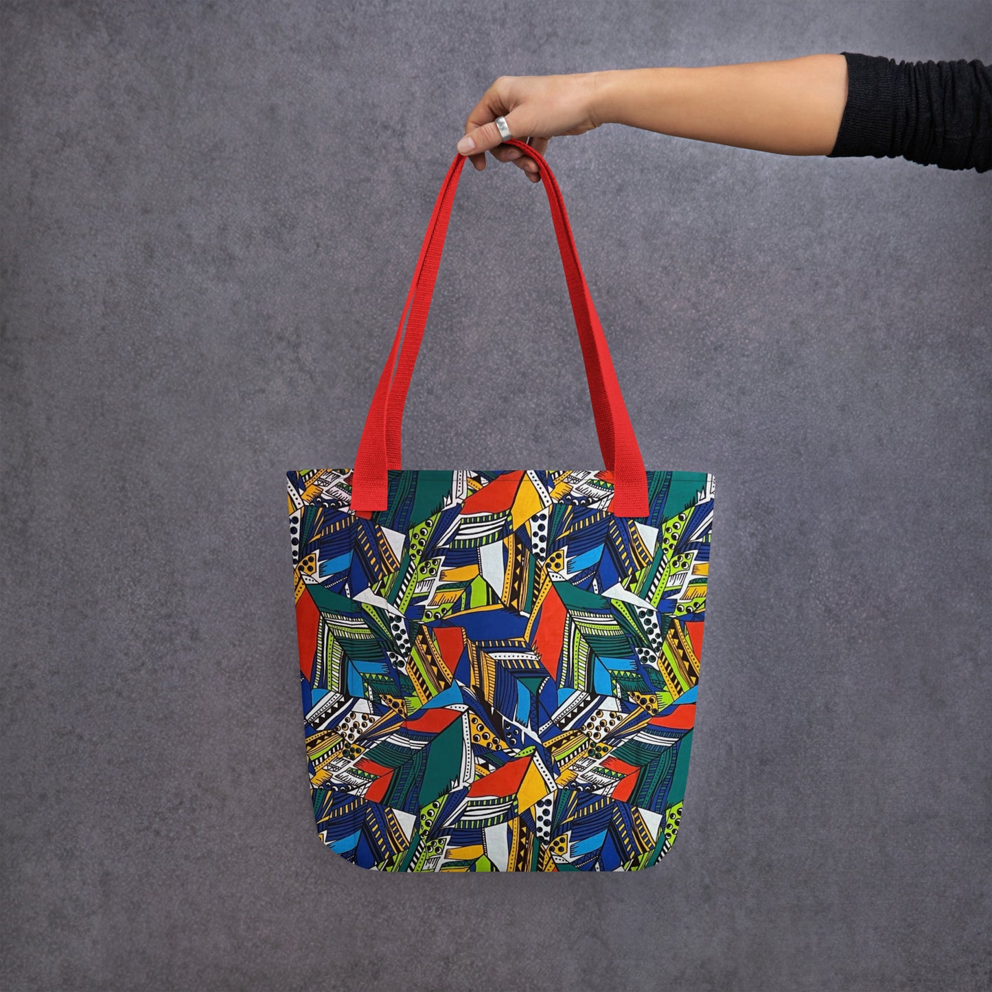 Multicolour Shapes Tote Bag