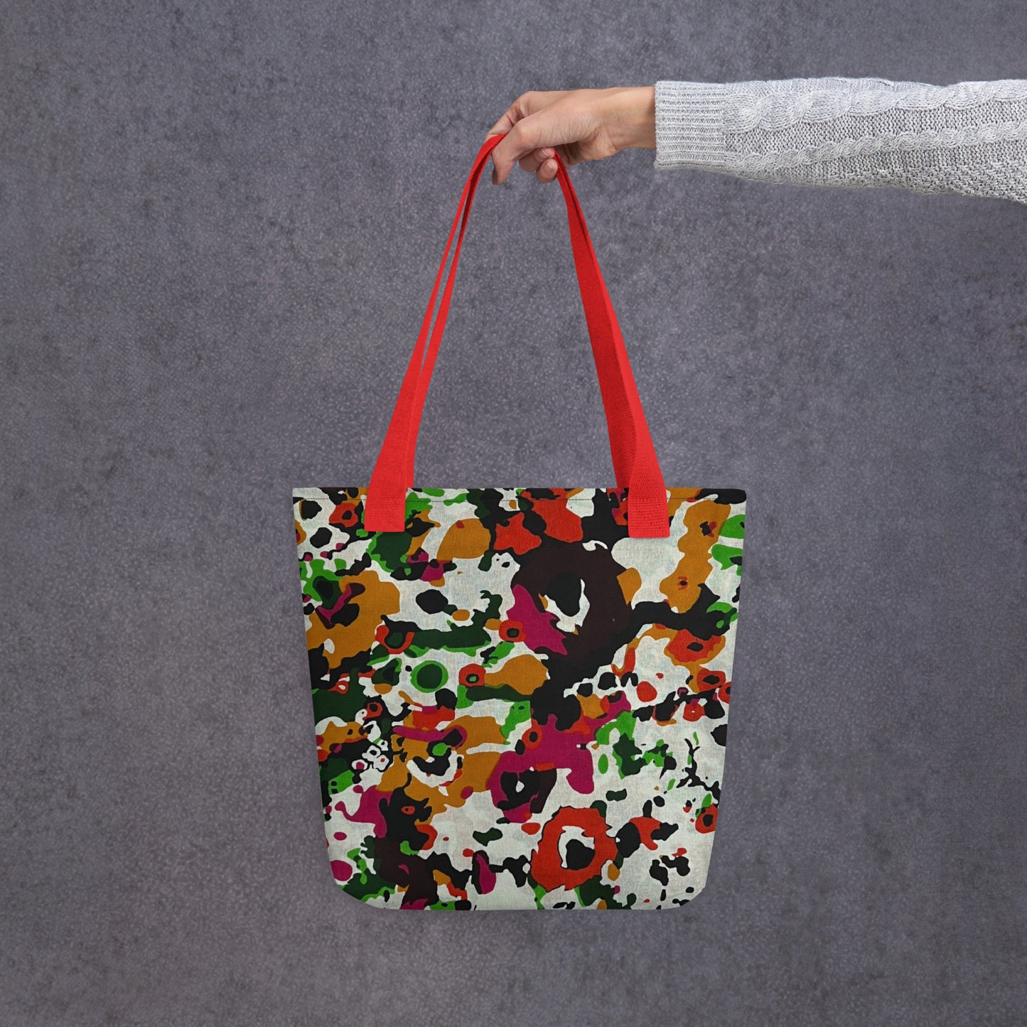 Multicolour Paint Tote Bag