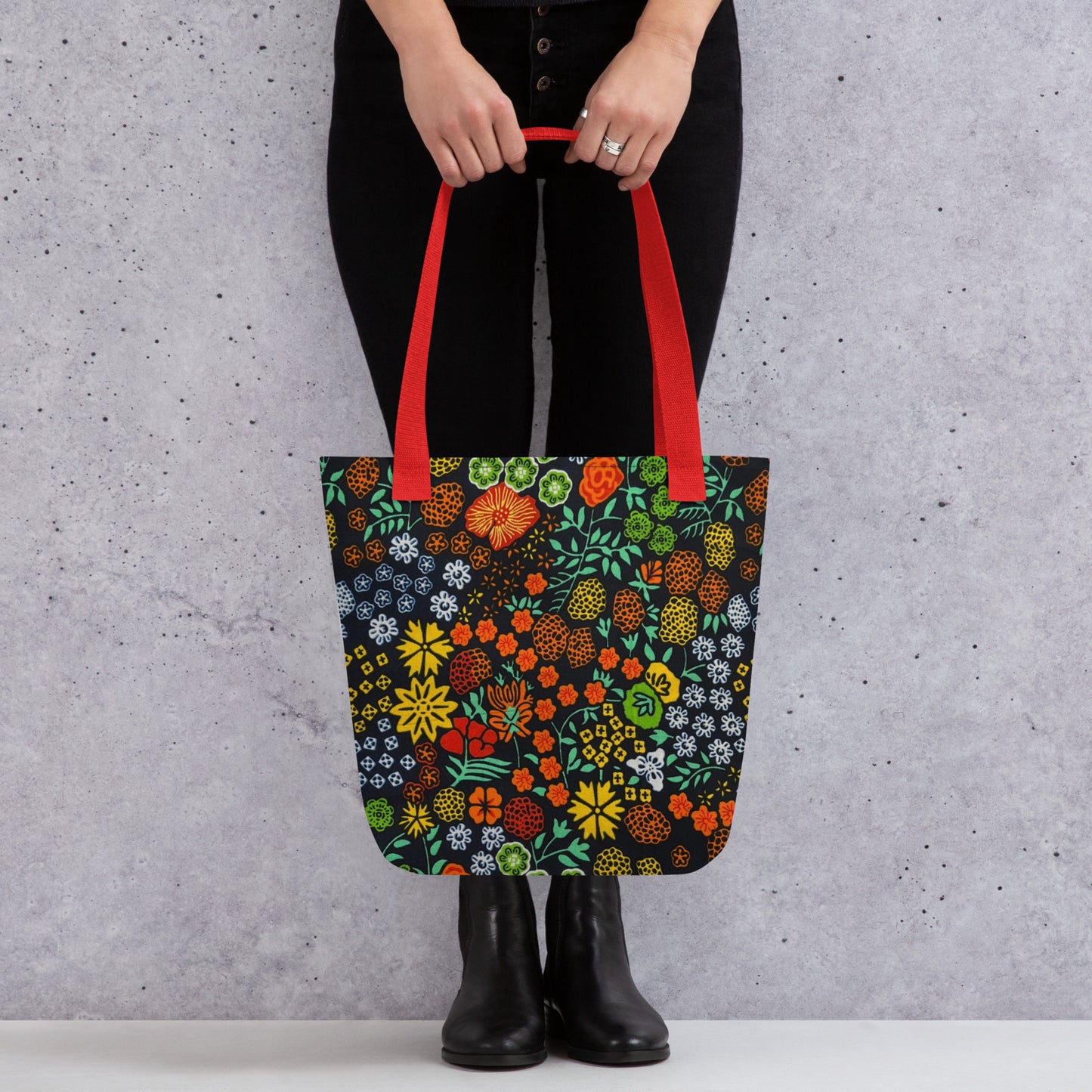 Multicolour Floral Tote Bag