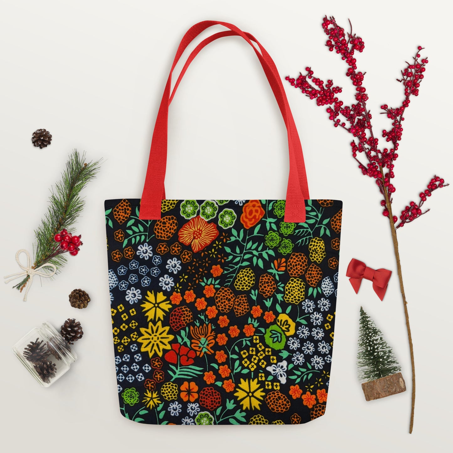 Multicolour Floral Tote Bag