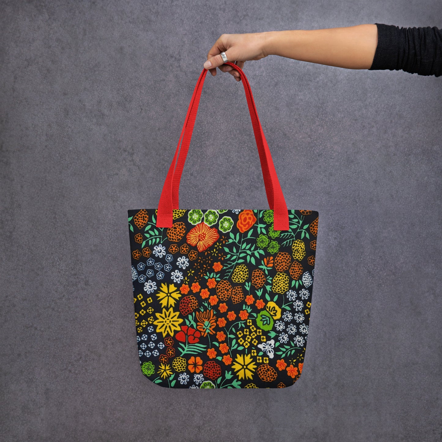 Multicolour Floral Tote Bag