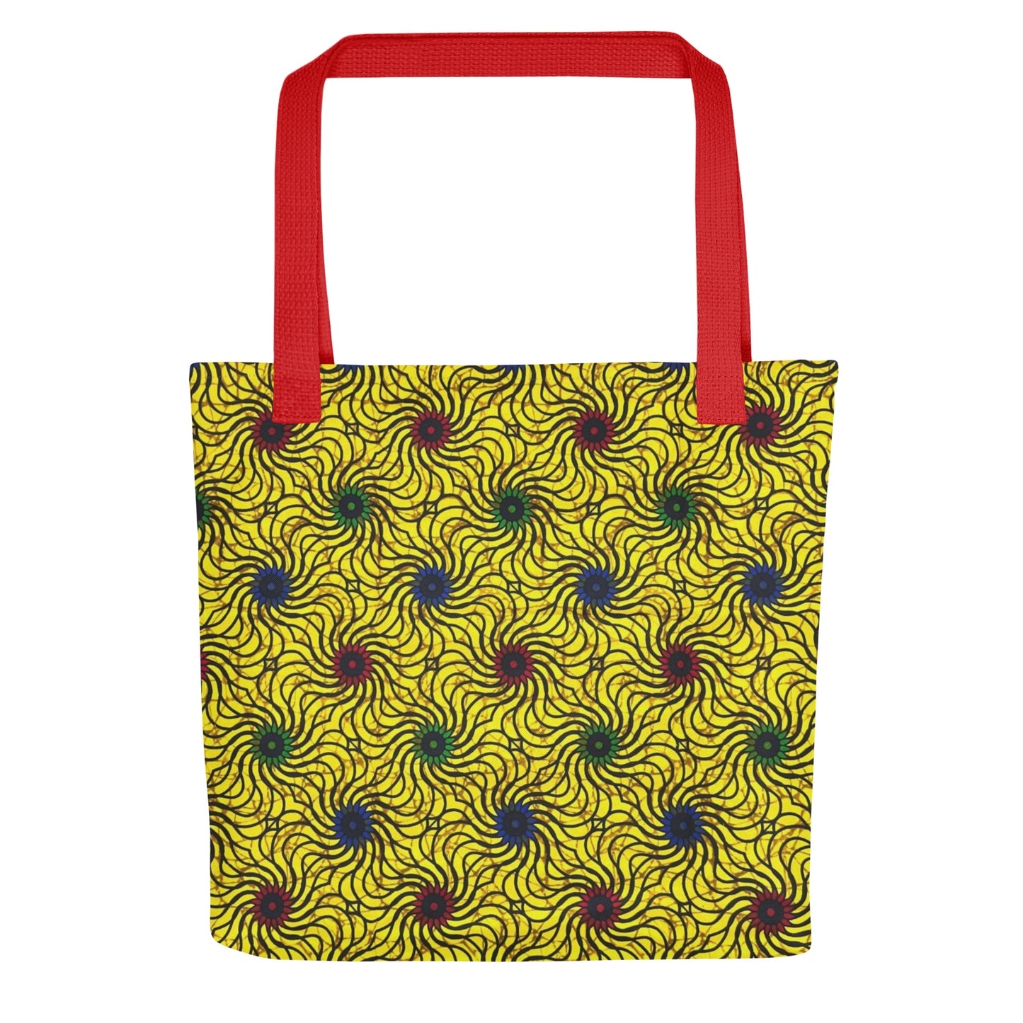 Multicolour Yellow Tote Bag