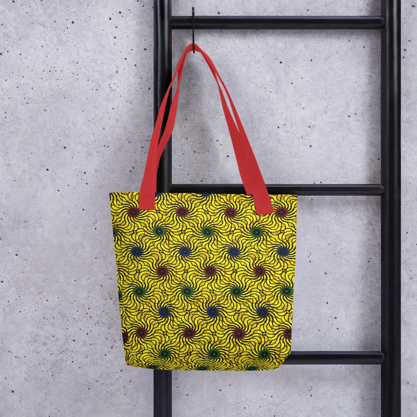 Multicolour Yellow Tote Bag