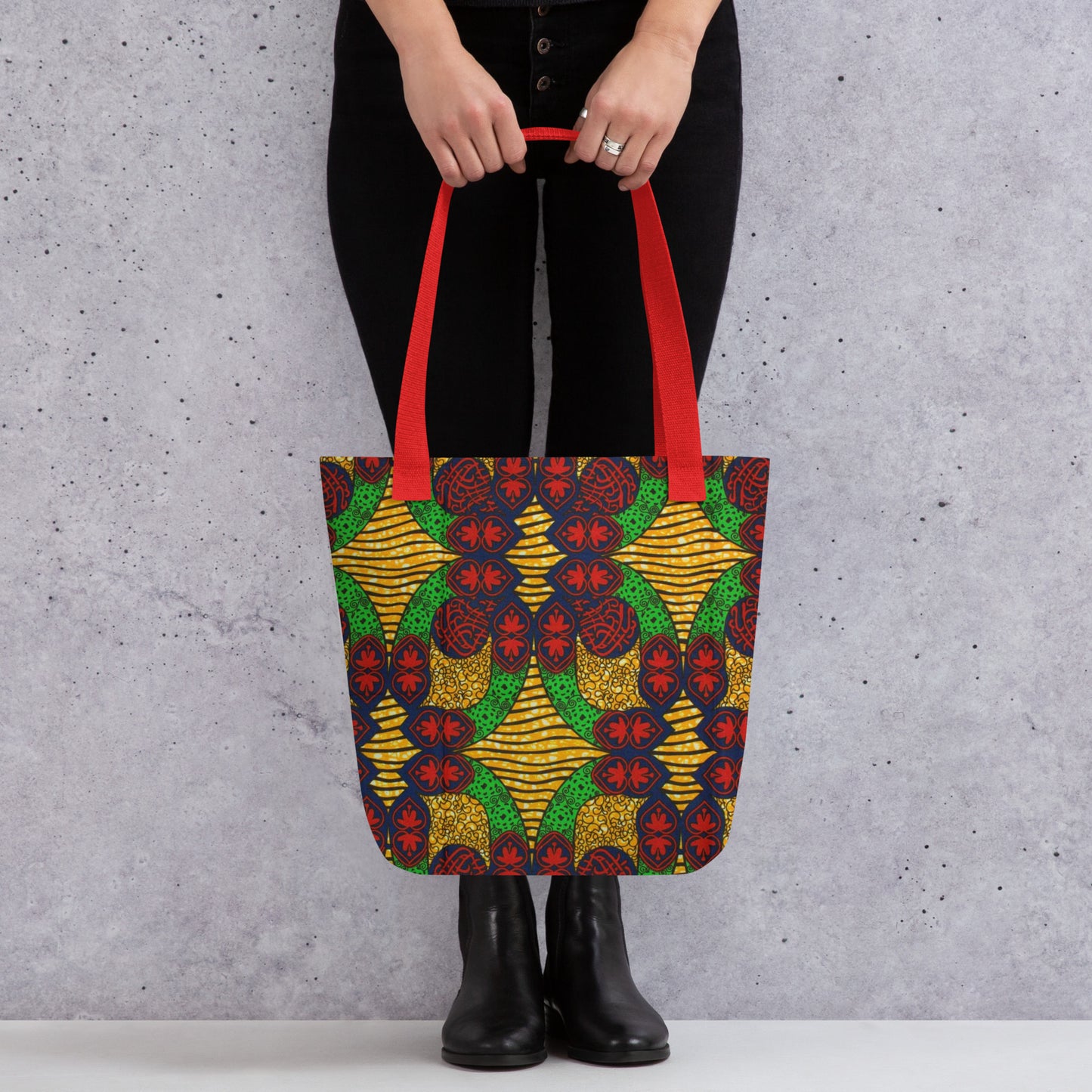 Multicolour Abstract Tote Bag