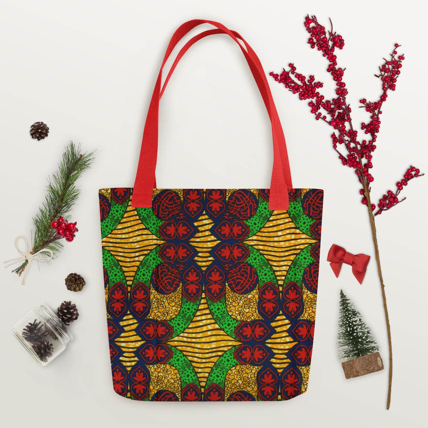 Multicolour Abstract Tote Bag