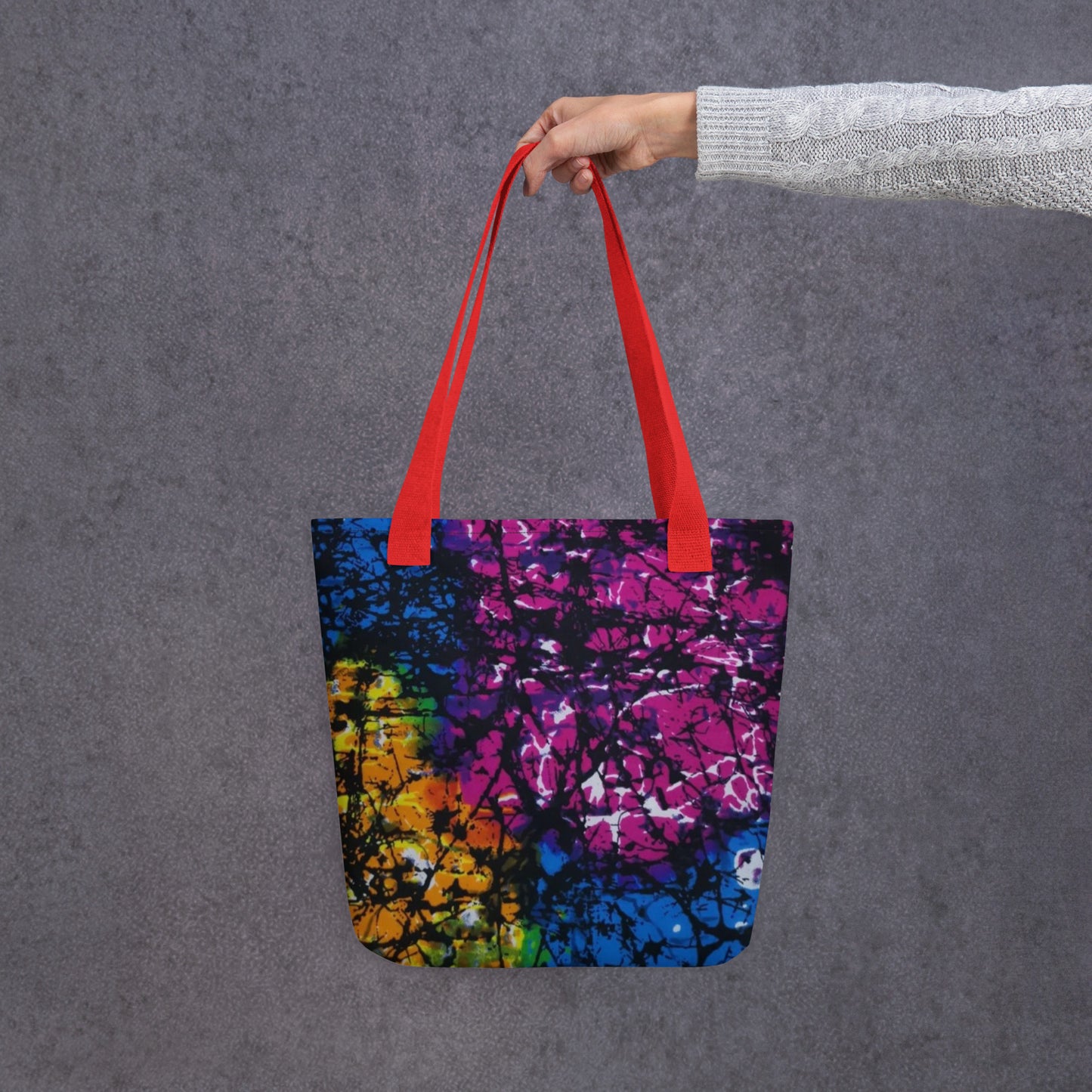 Multicolour Dye Tote Bag