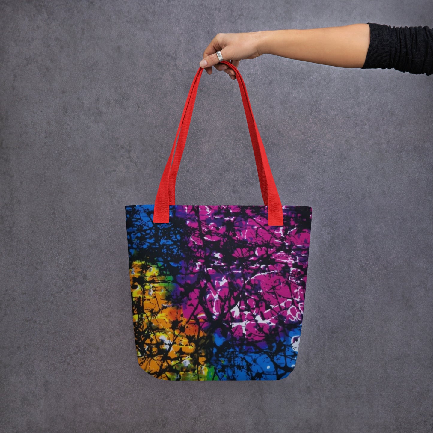 Multicolour Dye Tote Bag