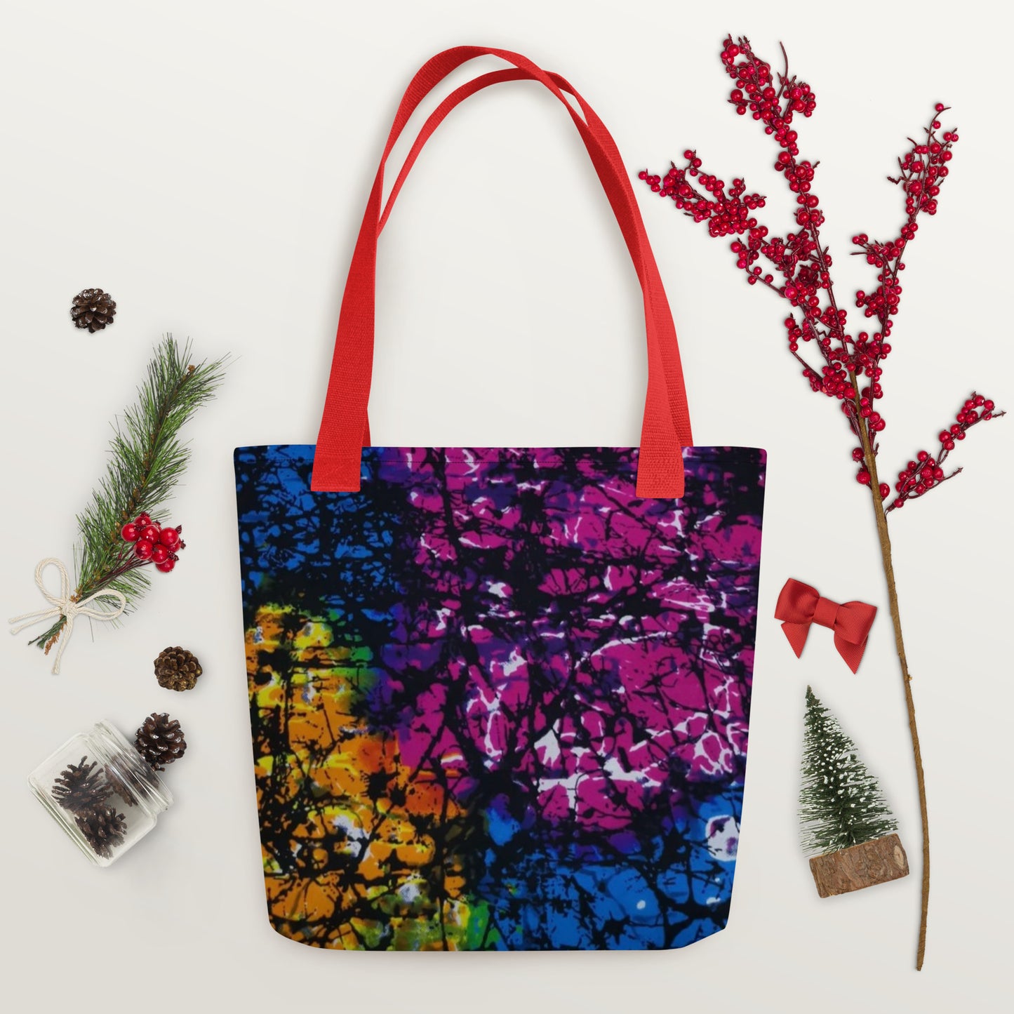 Multicolour Dye Tote Bag