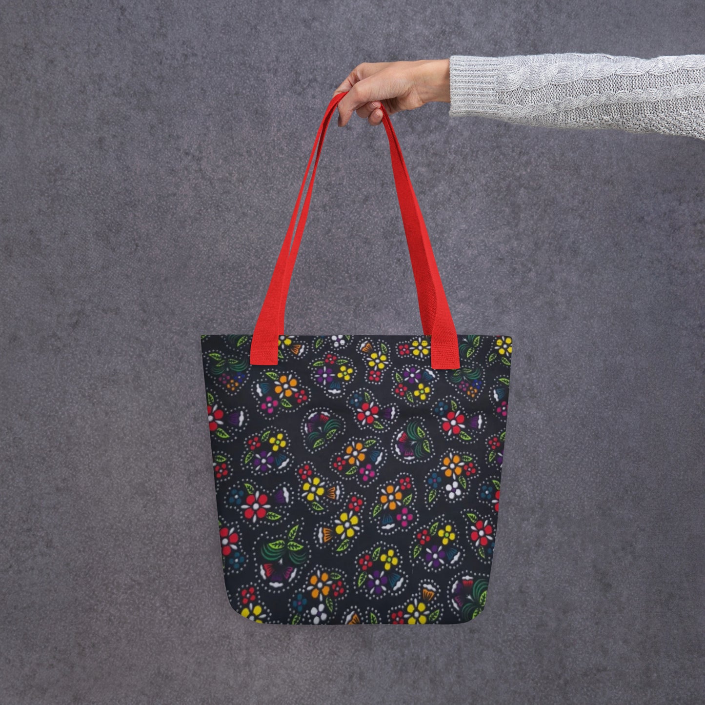 Multicolour Dark Tote Bag