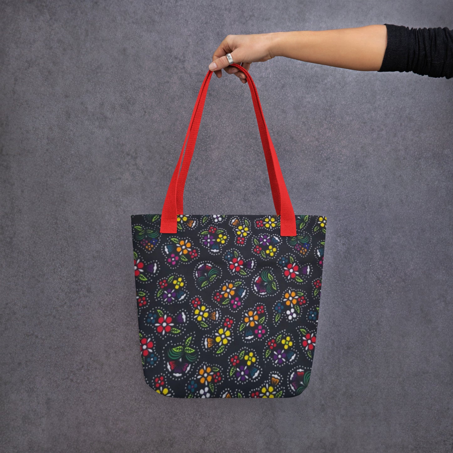 Multicolour Dark Tote Bag