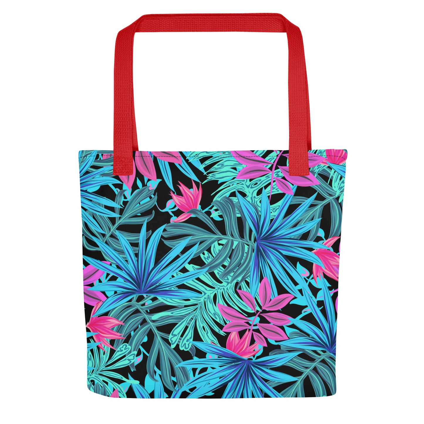 Blue Tropical Tote Bag