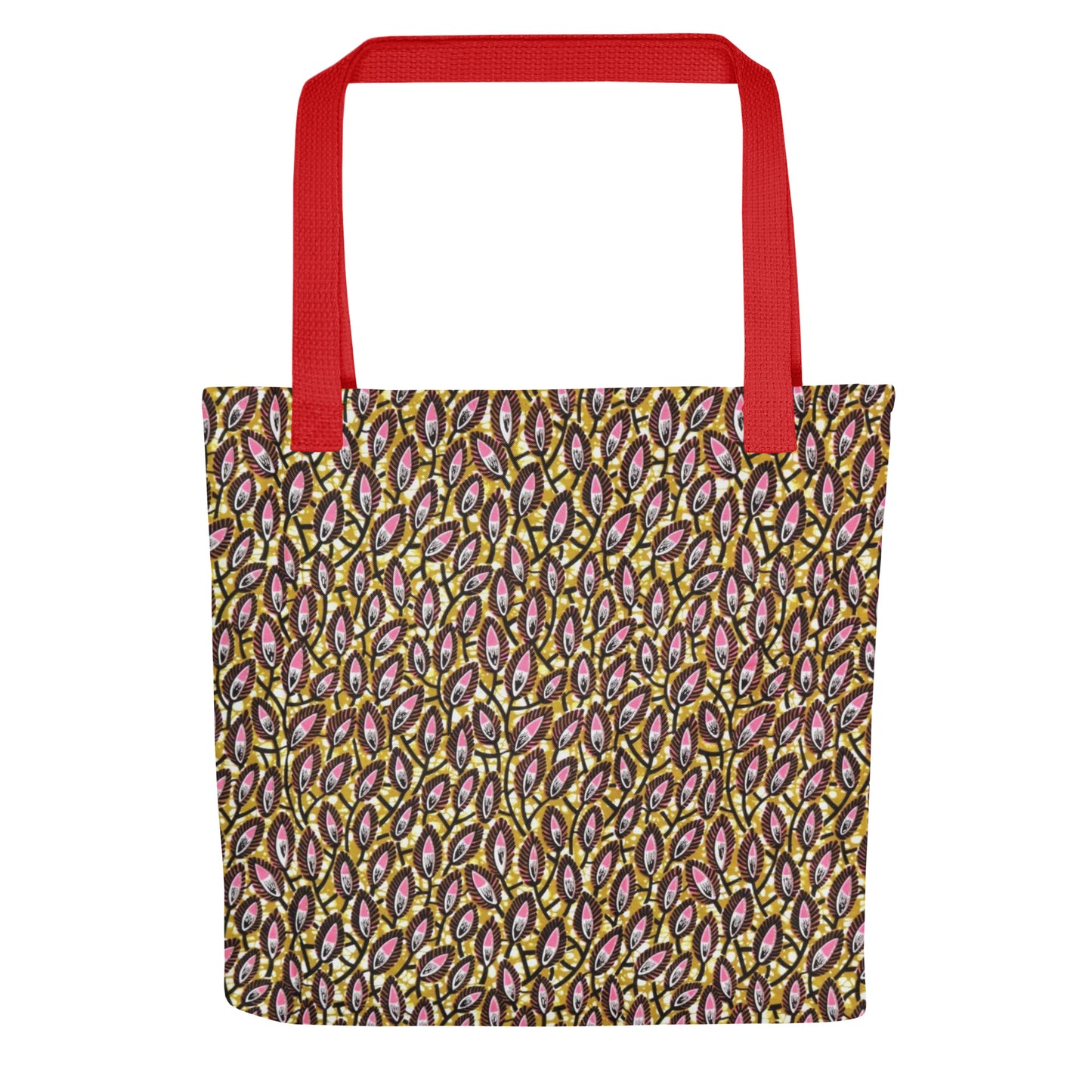 Pink Brown Tote Bag