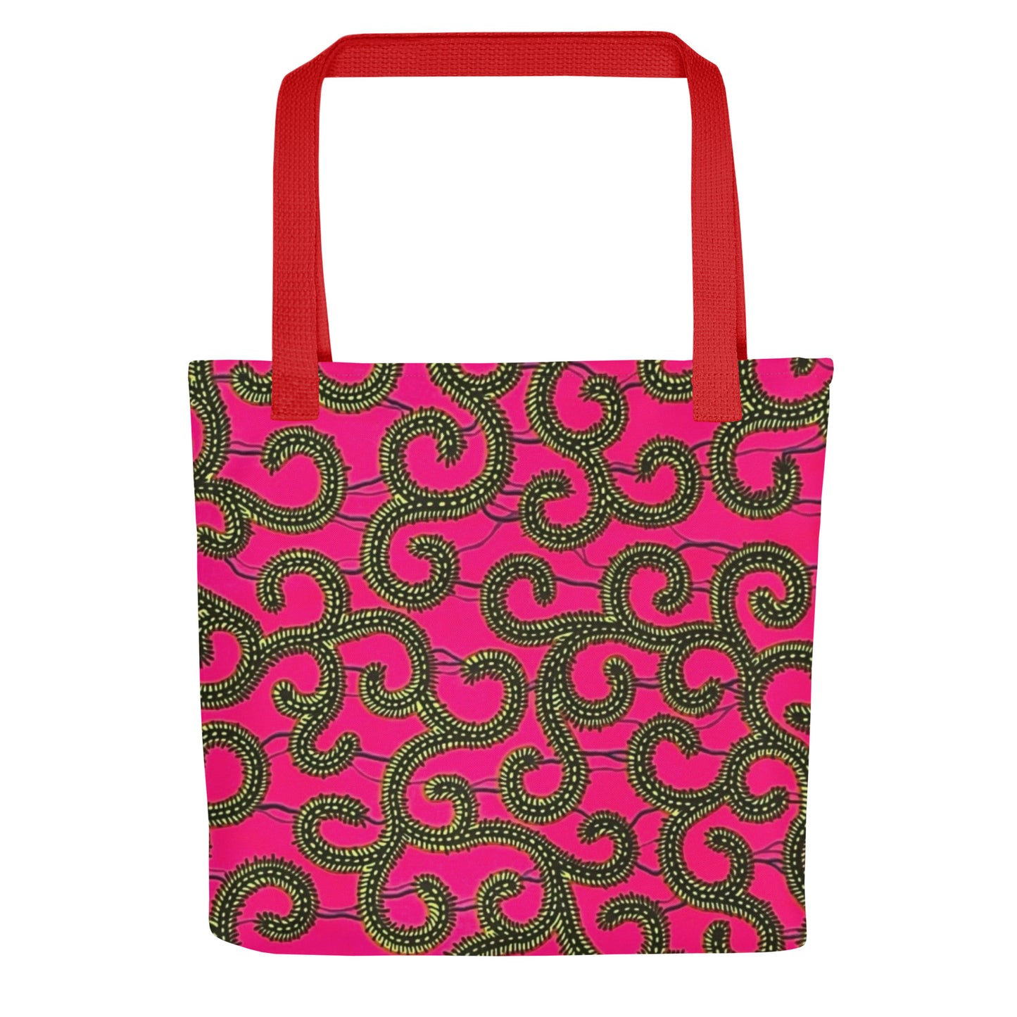 Pink Ankara Tote Bag