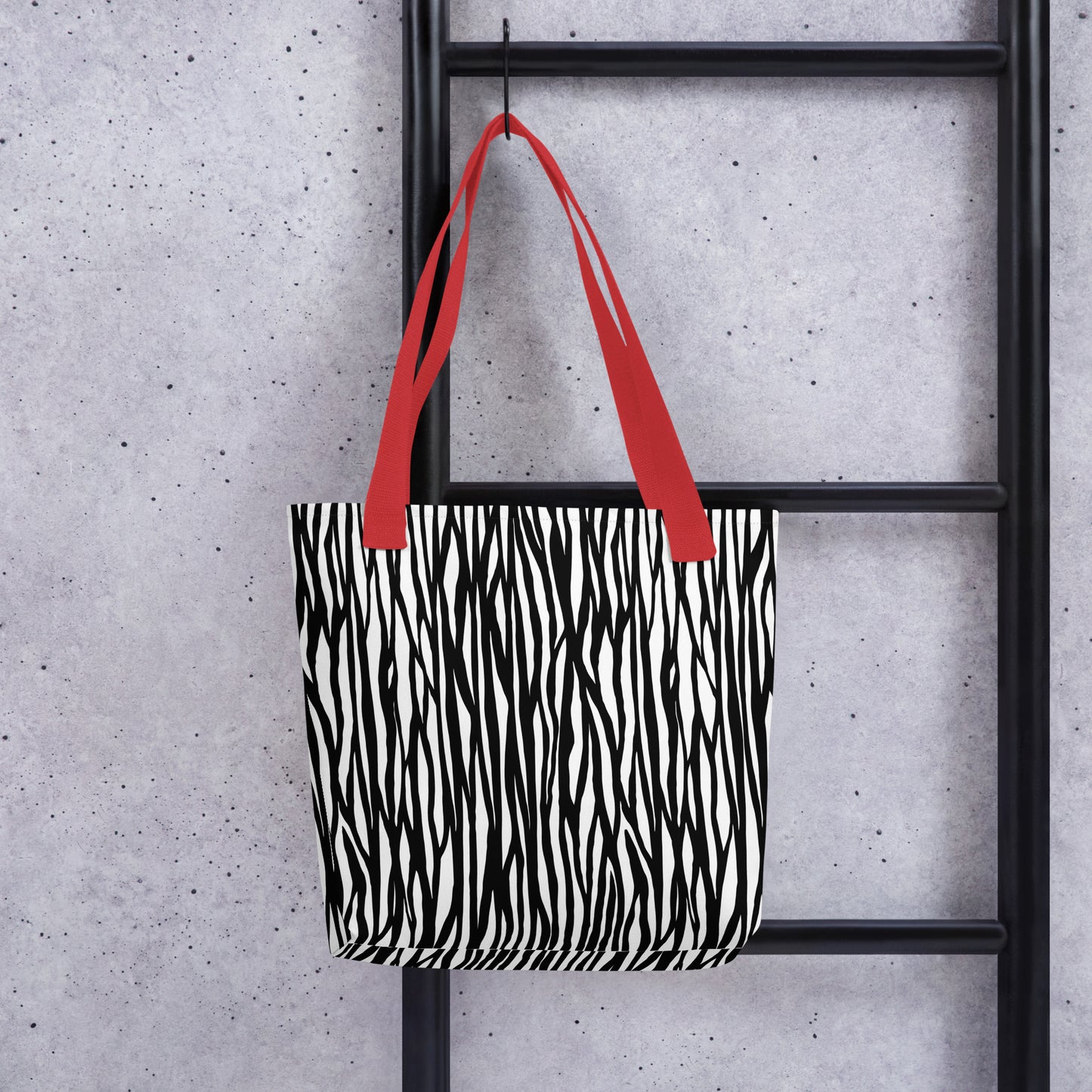 Zebra Print Tote Bag