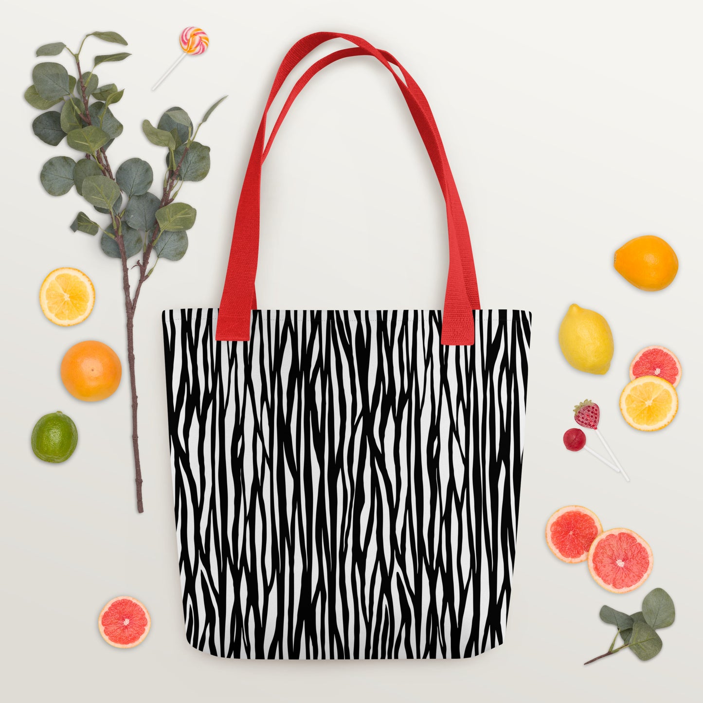 Zebra Print Tote Bag