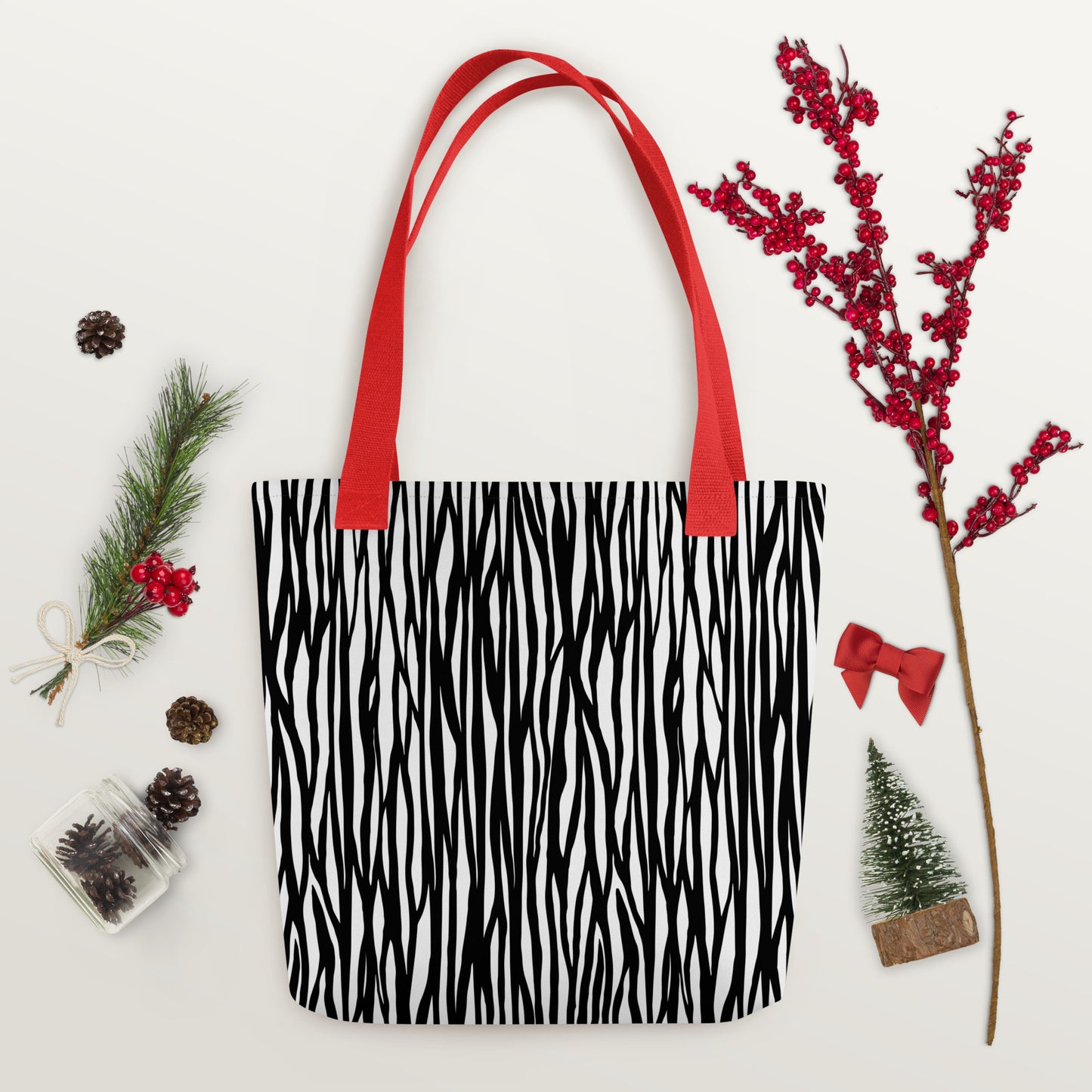 Zebra Print Tote Bag