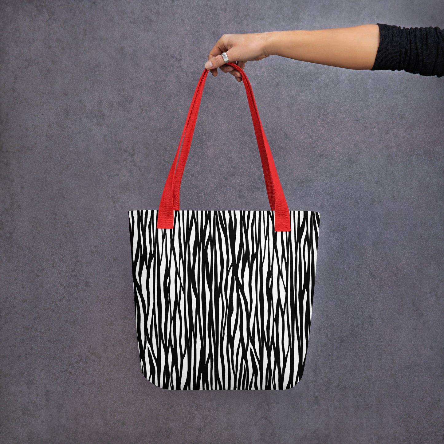 Zebra Print Tote Bag