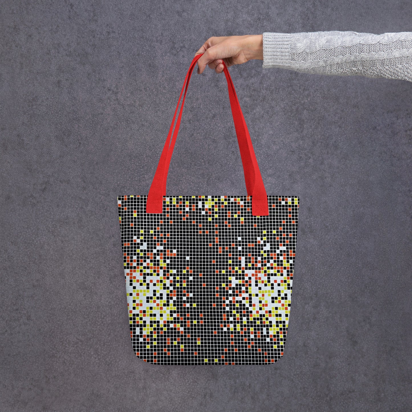 Graphic Square Tote Bag