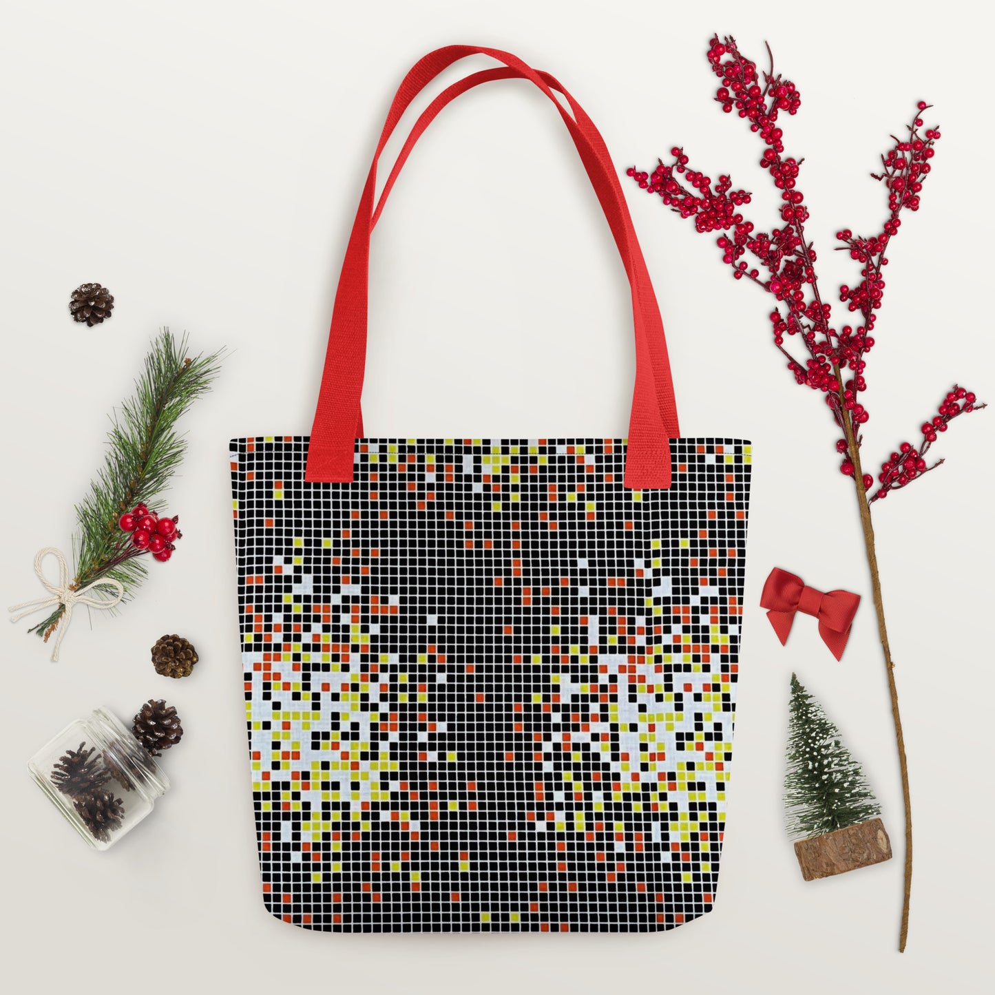 Graphic Square Tote Bag