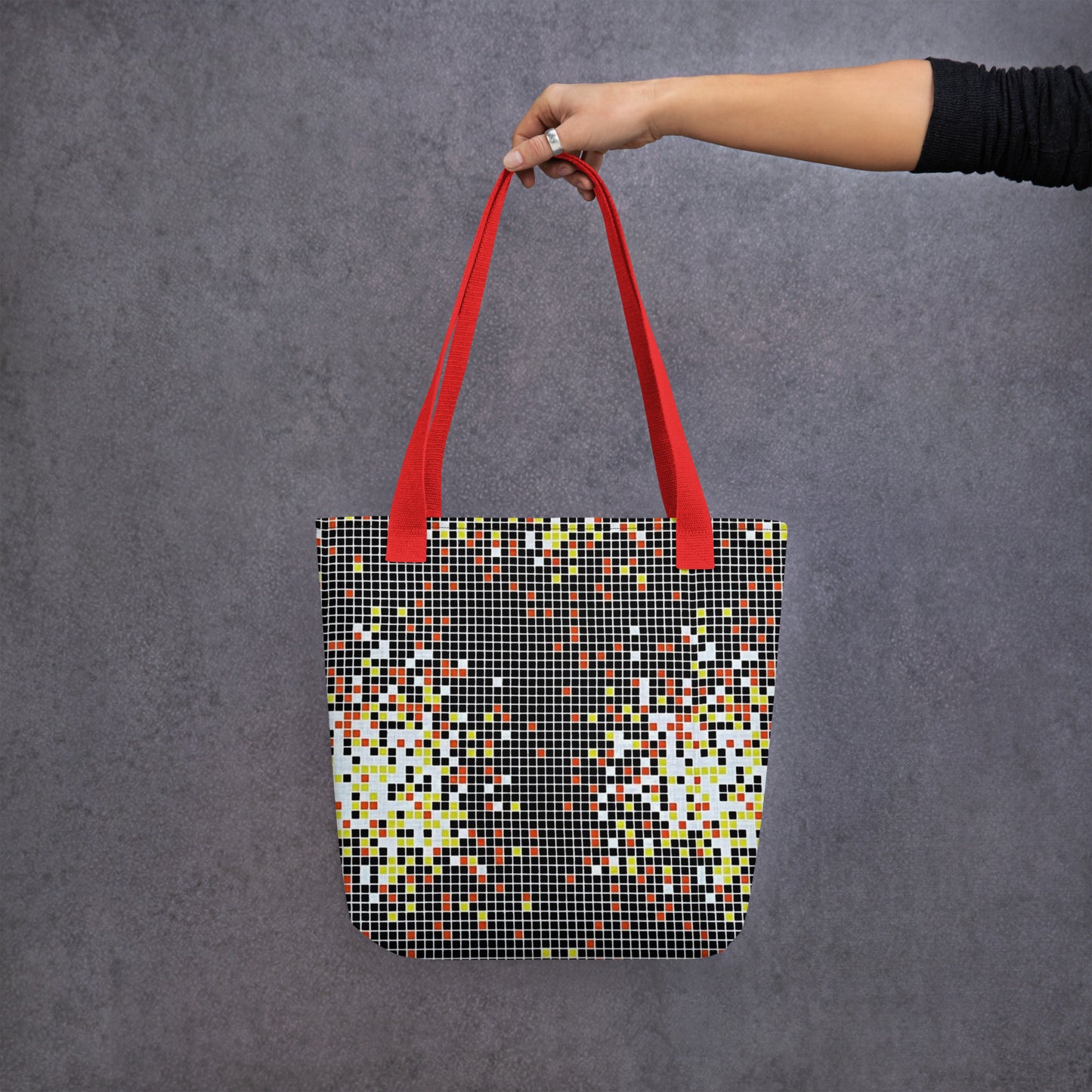 Graphic Square Tote Bag