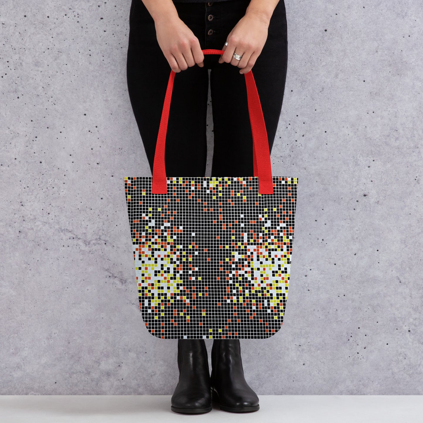 Graphic Square Tote Bag