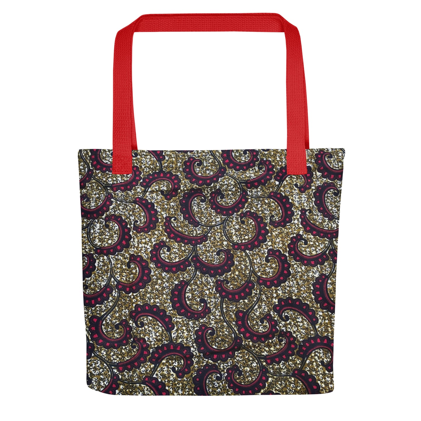 Burgundy Brown Tote Bag