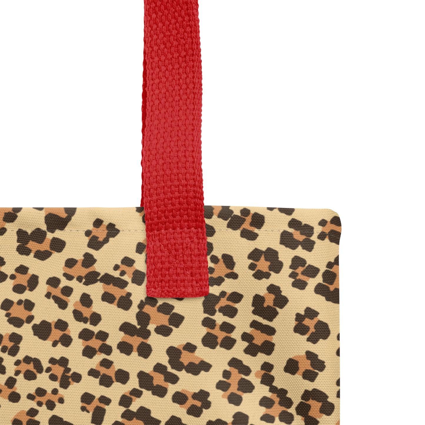 Brown Leopard Tote Bag