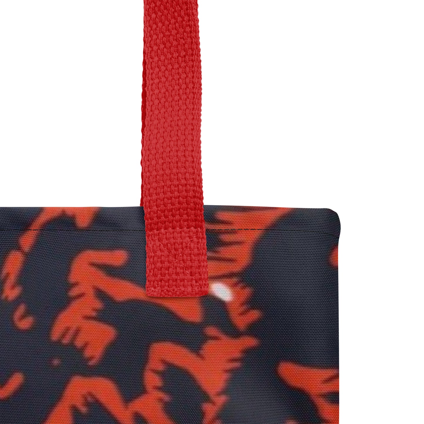 Orange Leopard Tote Bag