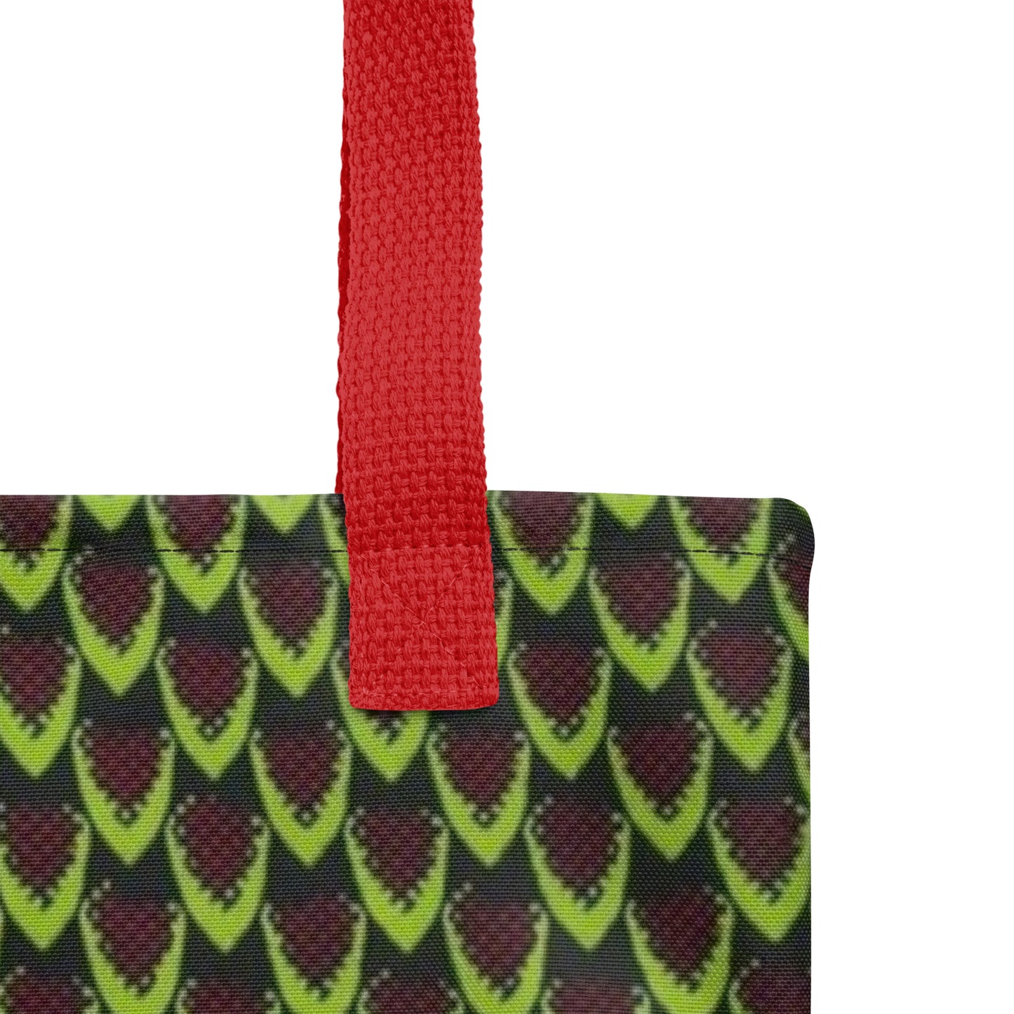 Green Flame Tote Bag