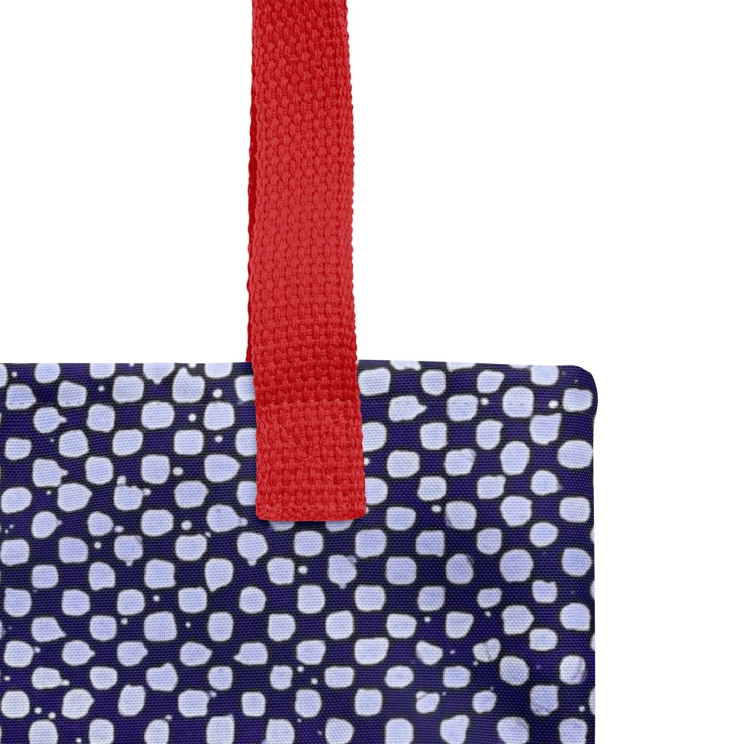 Purple Dots Tote Bag