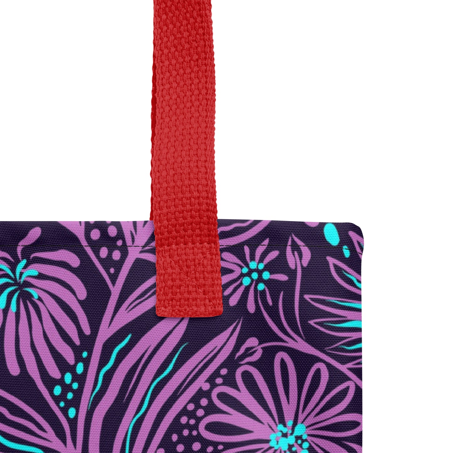 Purple Tropical Tote Bag