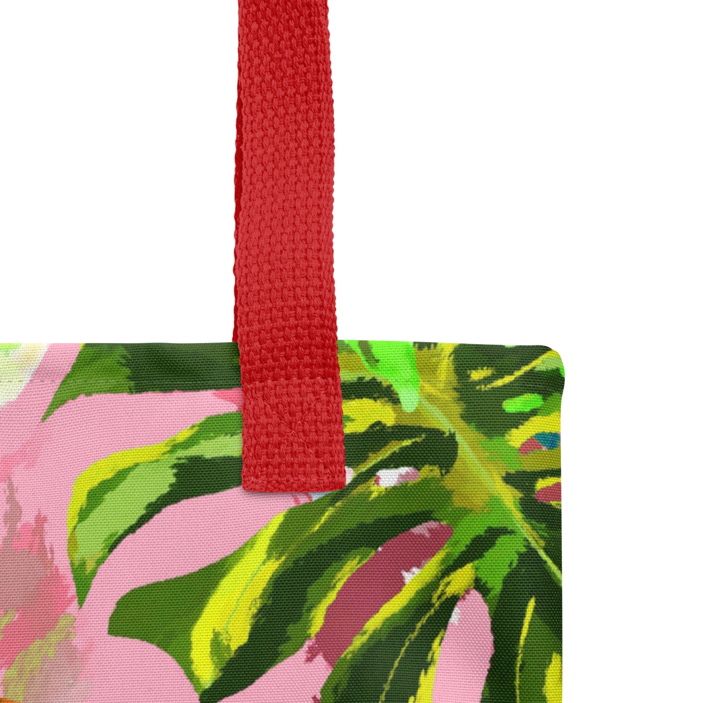 Pink Tropical Tote Bag