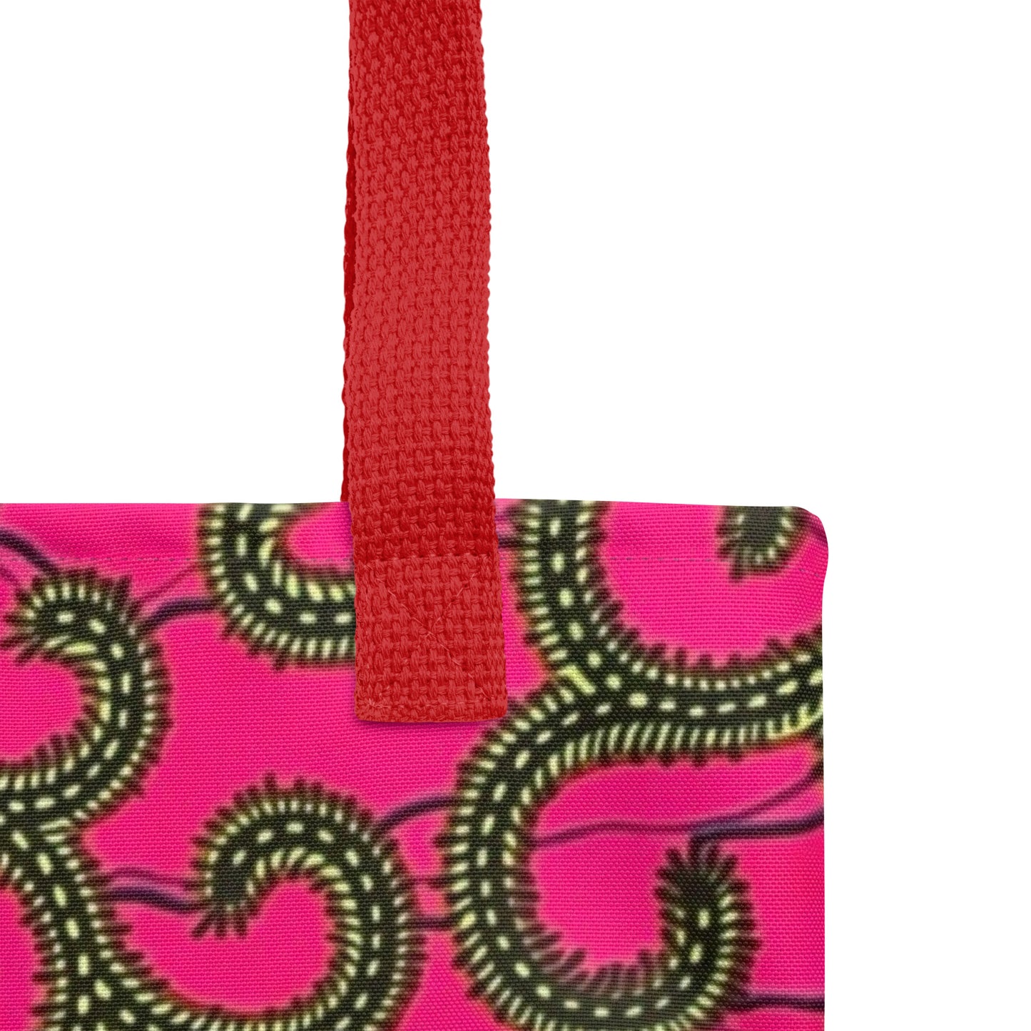 Pink Ankara Tote Bag