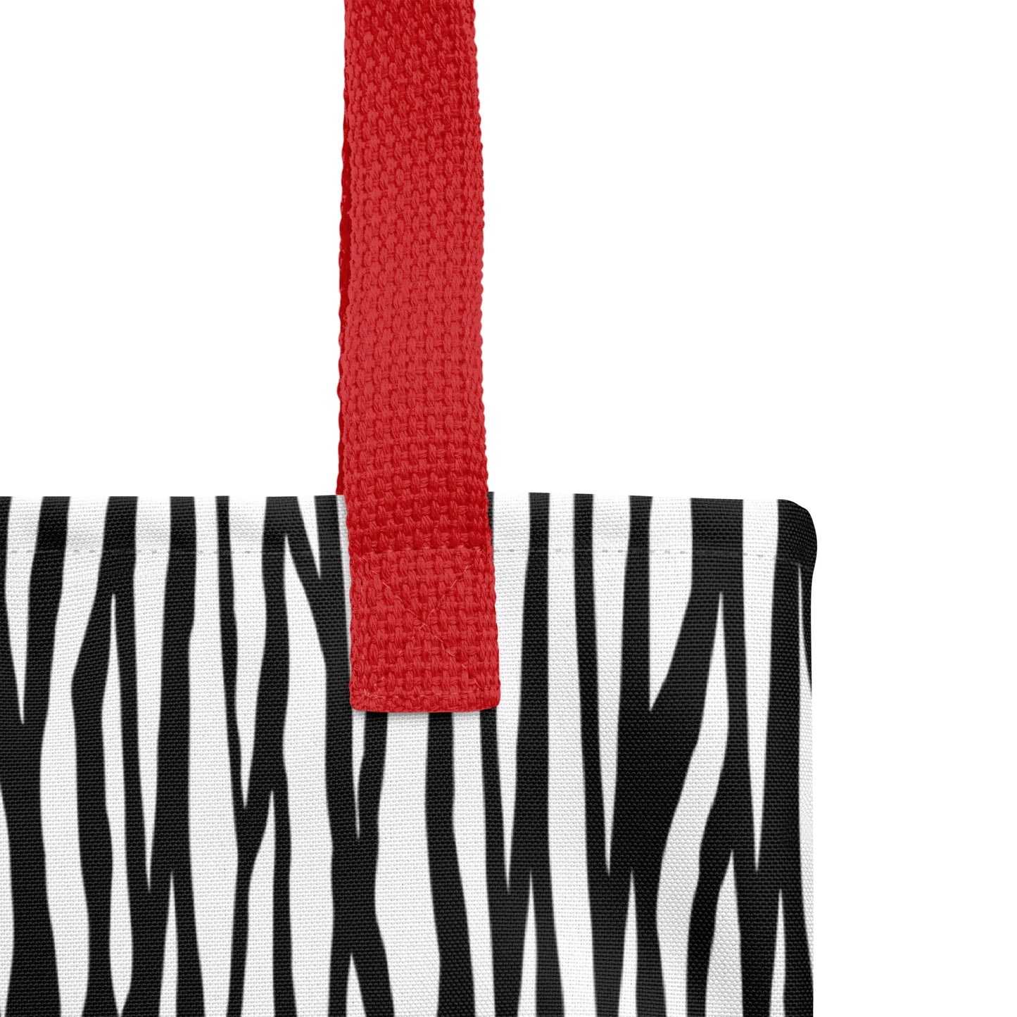 Zebra Print Tote Bag