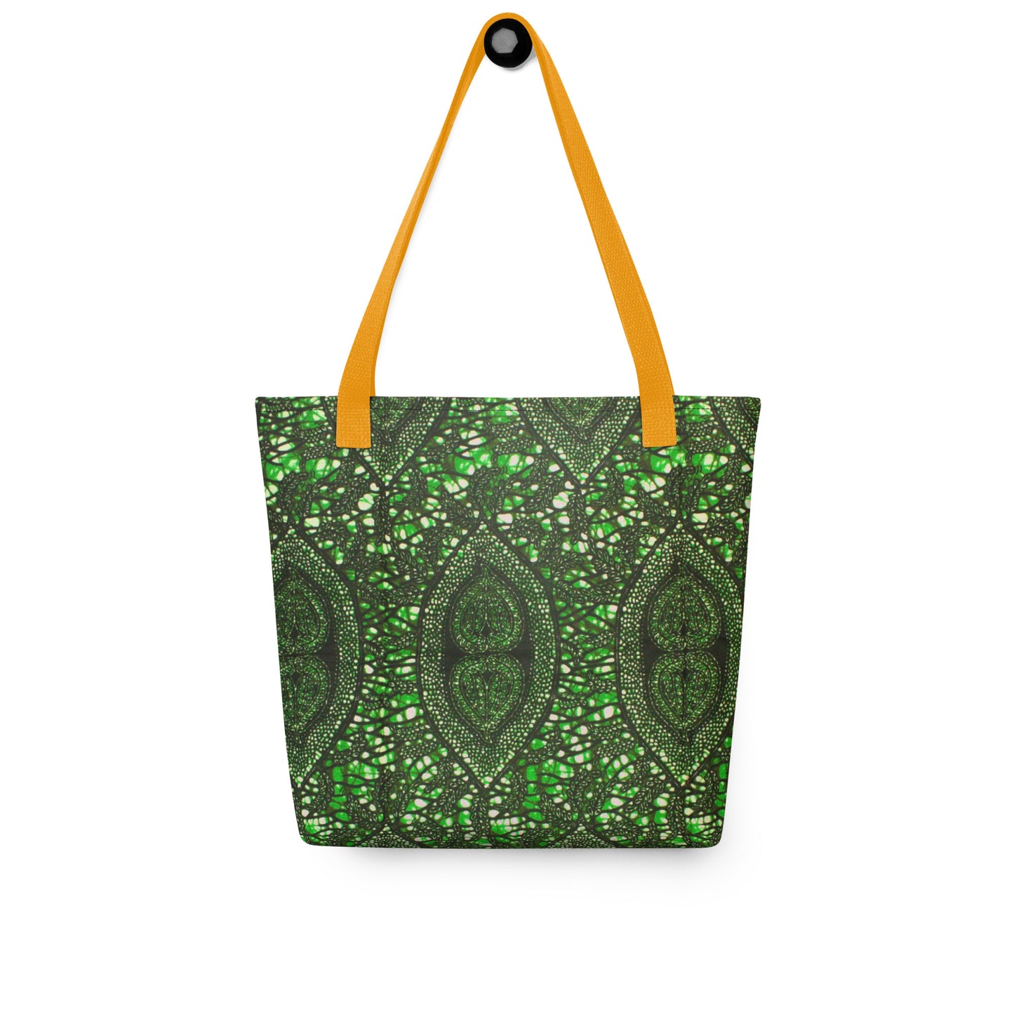 Green Peas Ankara Tote Bag