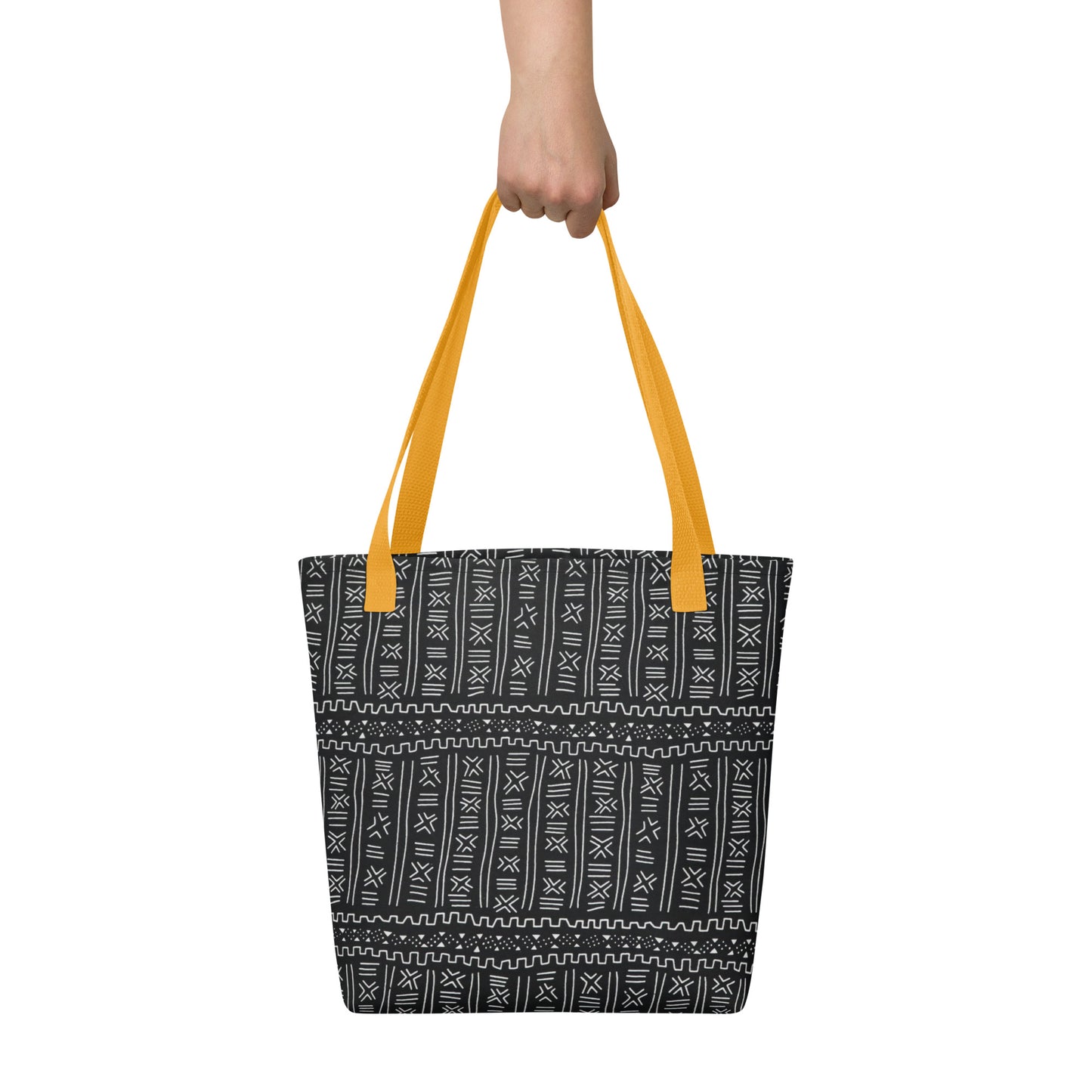 Black & White Print Tote Bag