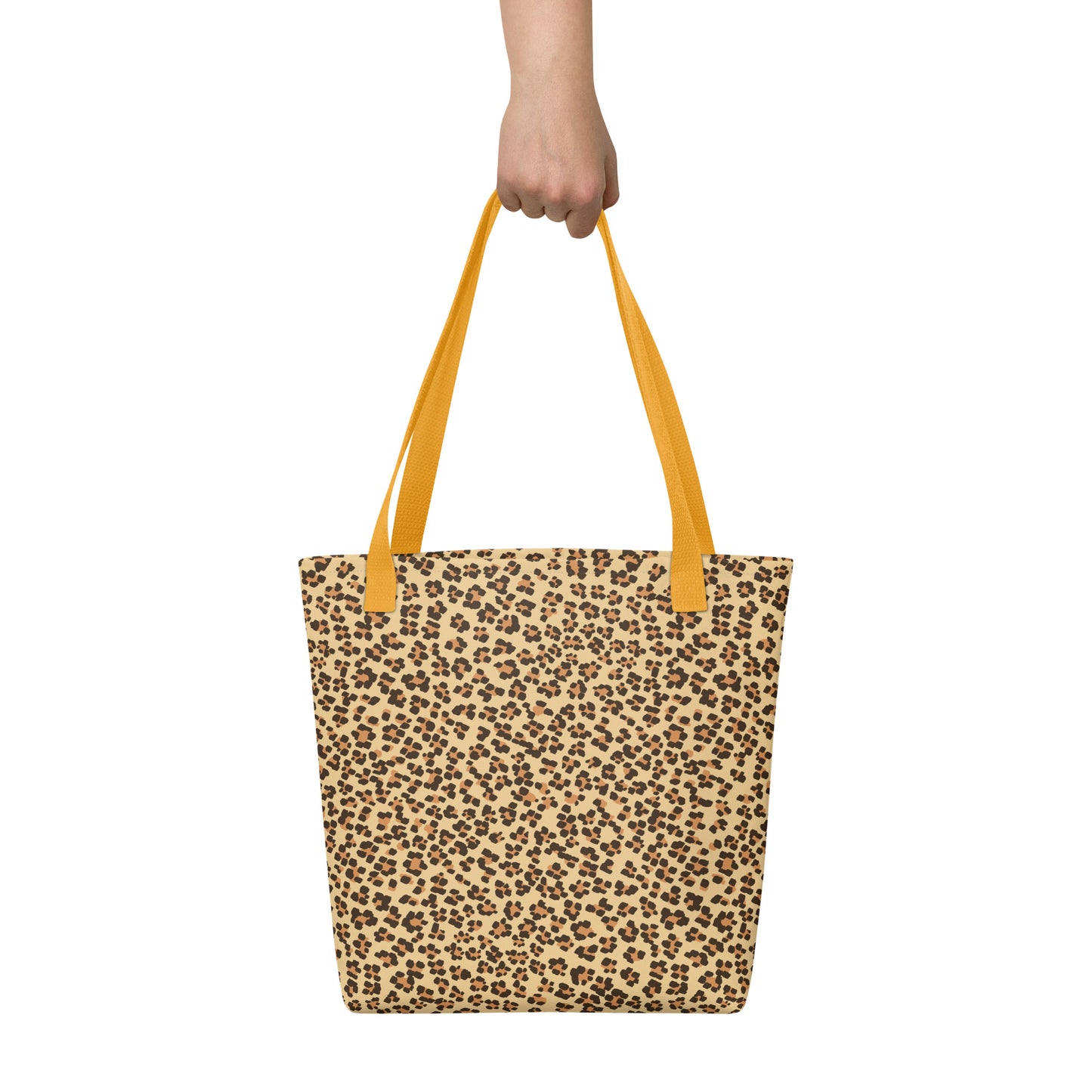 Brown Leopard Tote Bag