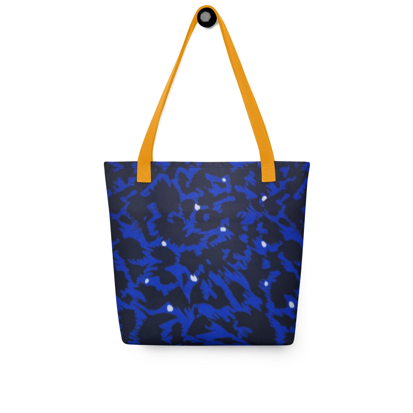 Blue Leopard Tote Bag