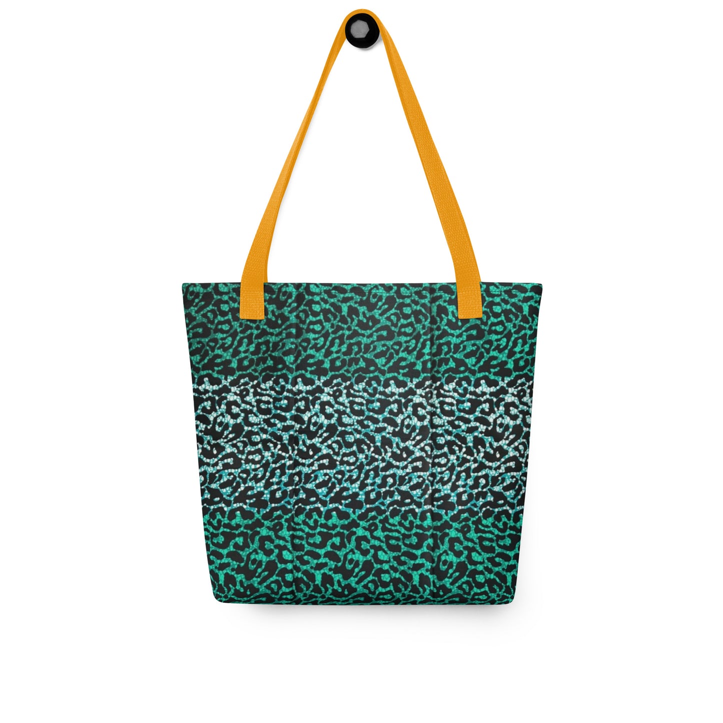 Green Leopard Tote Bag