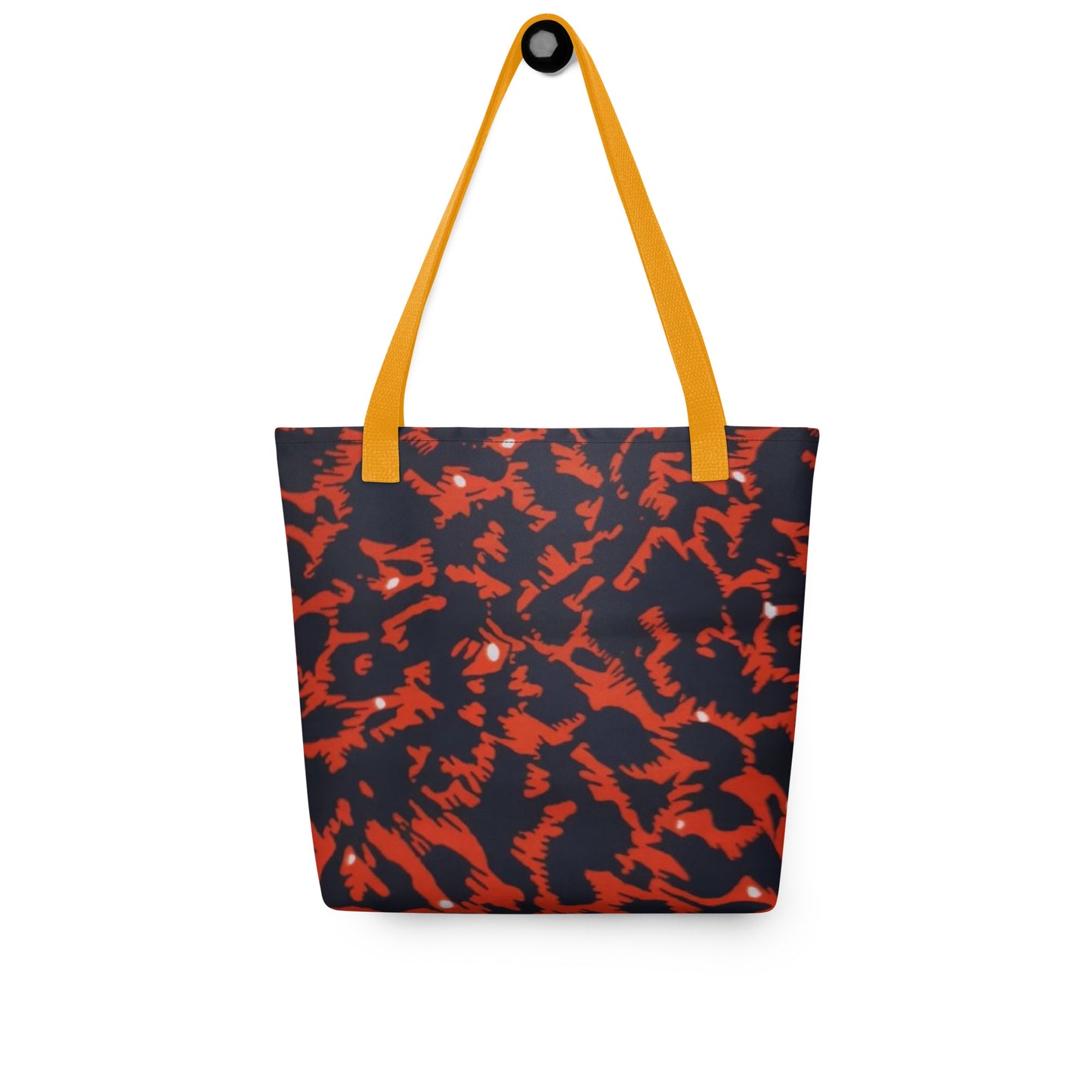 Orange Leopard Tote Bag